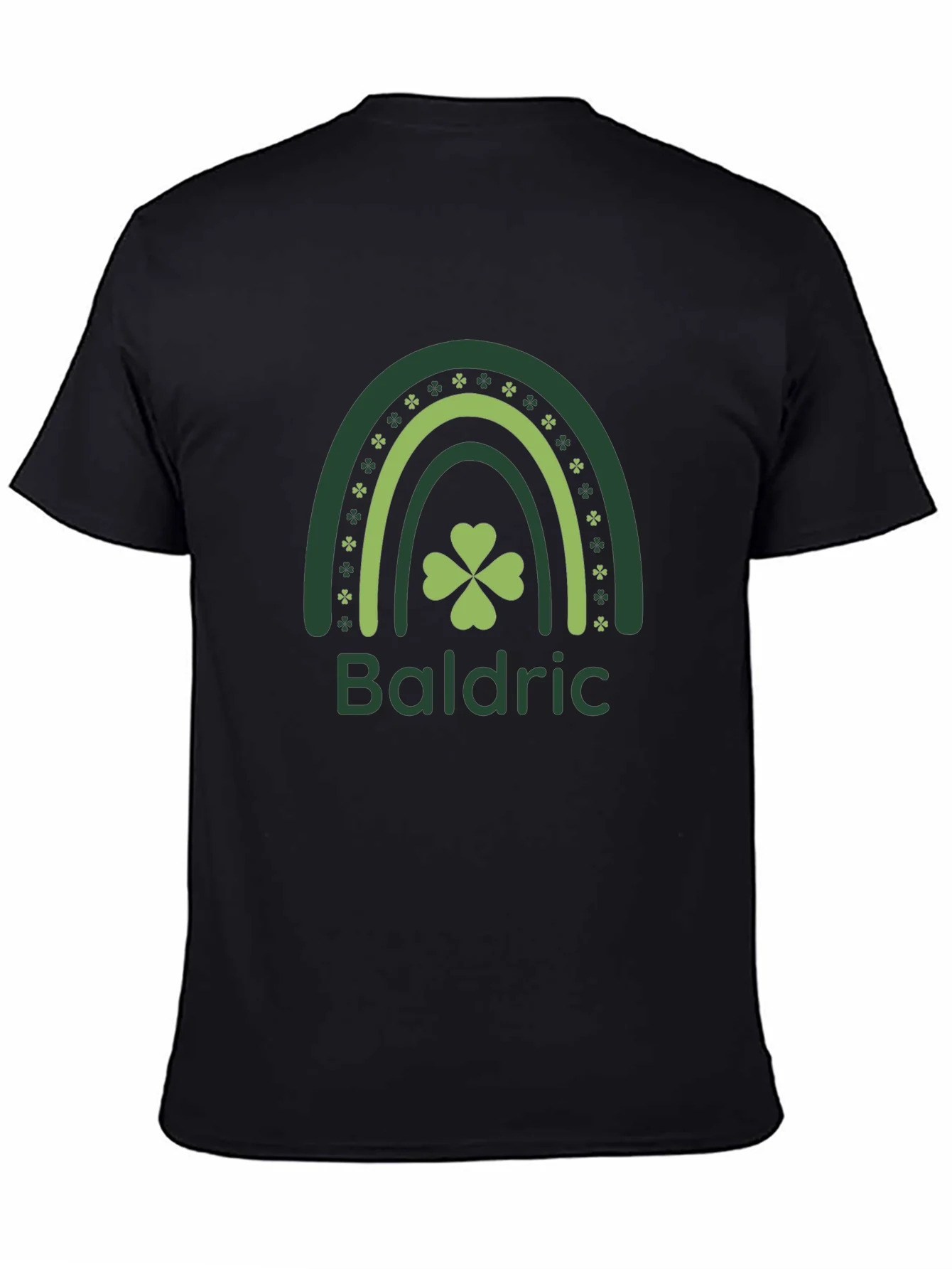 Baldric St. Patricks Day T-Shirt - Shamrock Rainbow