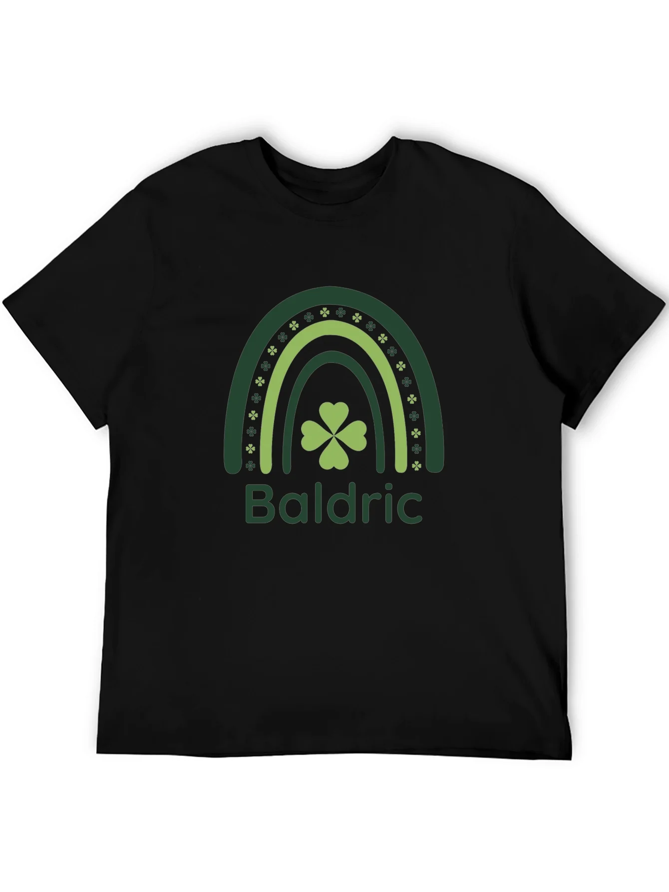 Baldric St. Patricks Day T-Shirt - Shamrock Rainbow