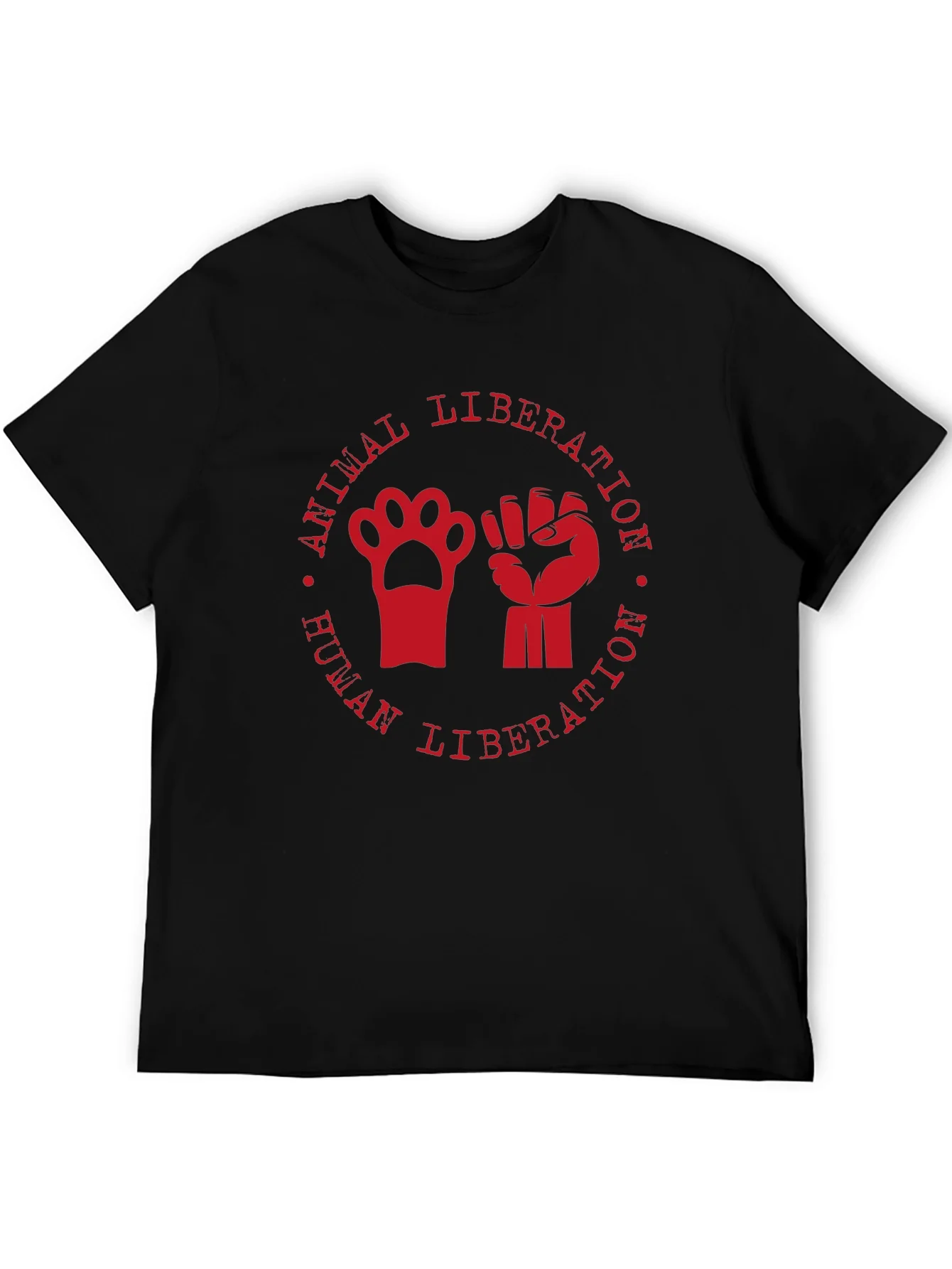 Animal & Human Liberation T-Shirt - Black