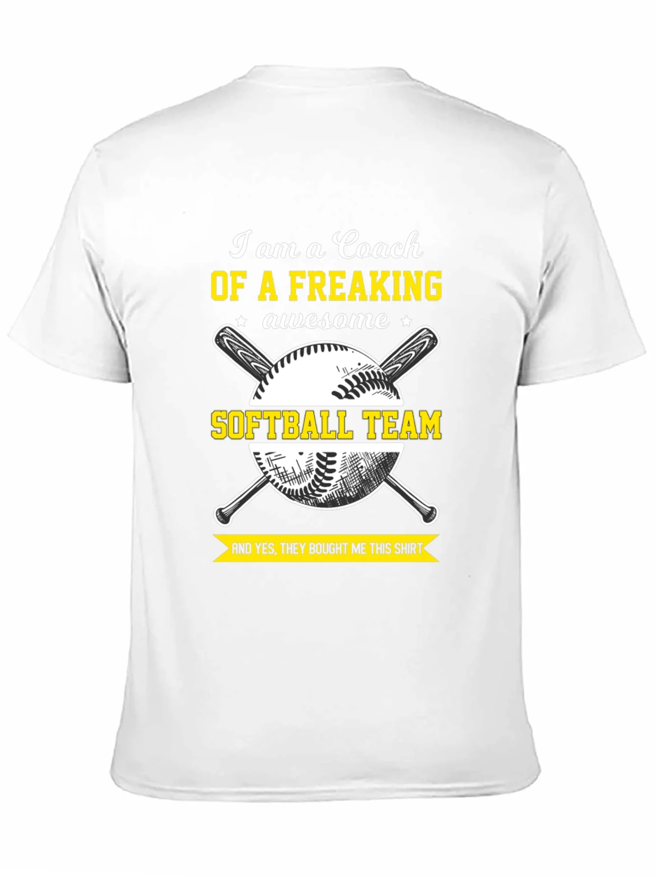 Awesome Coach Softball Team T-Shirt
