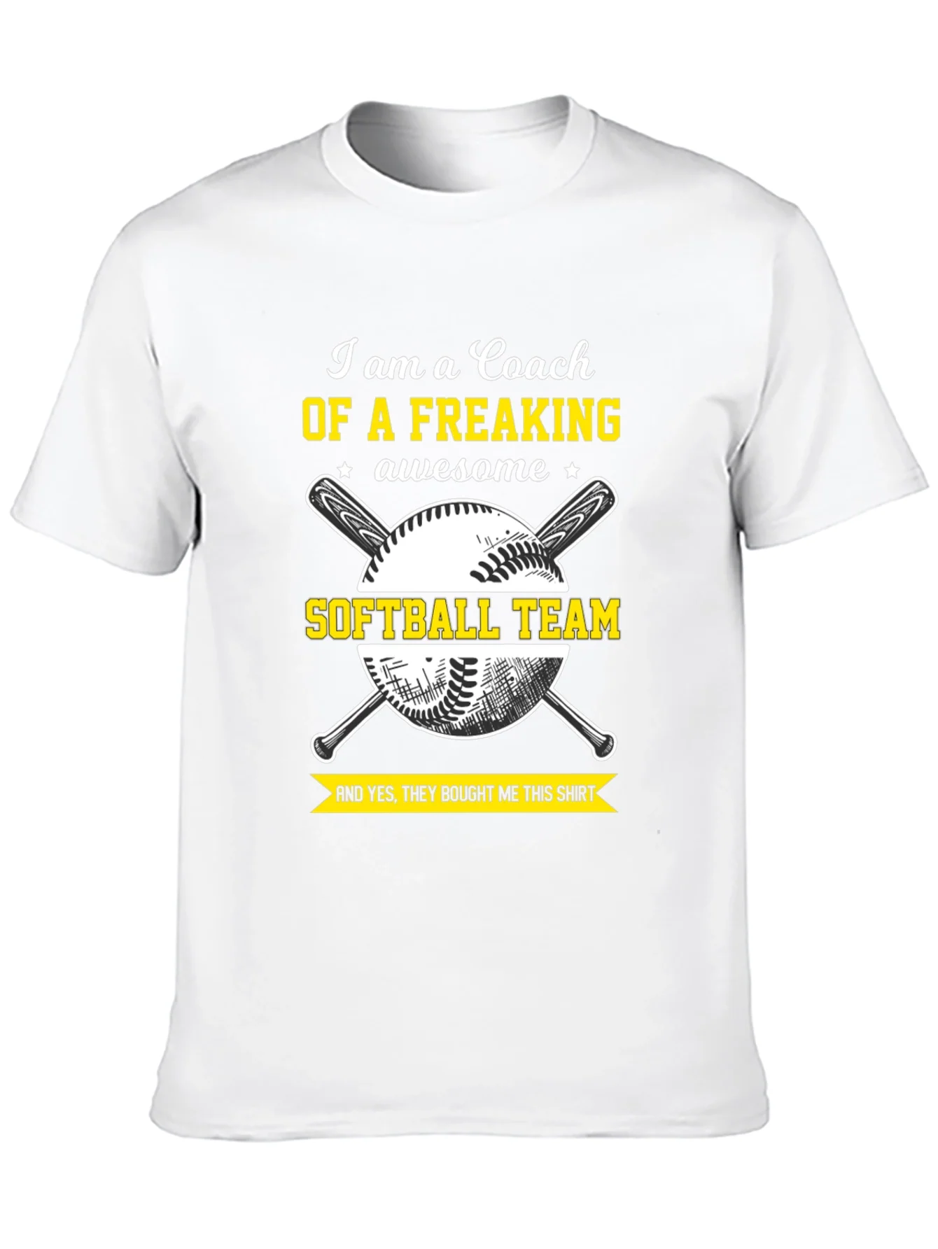 Awesome Coach Softball Team T-Shirt