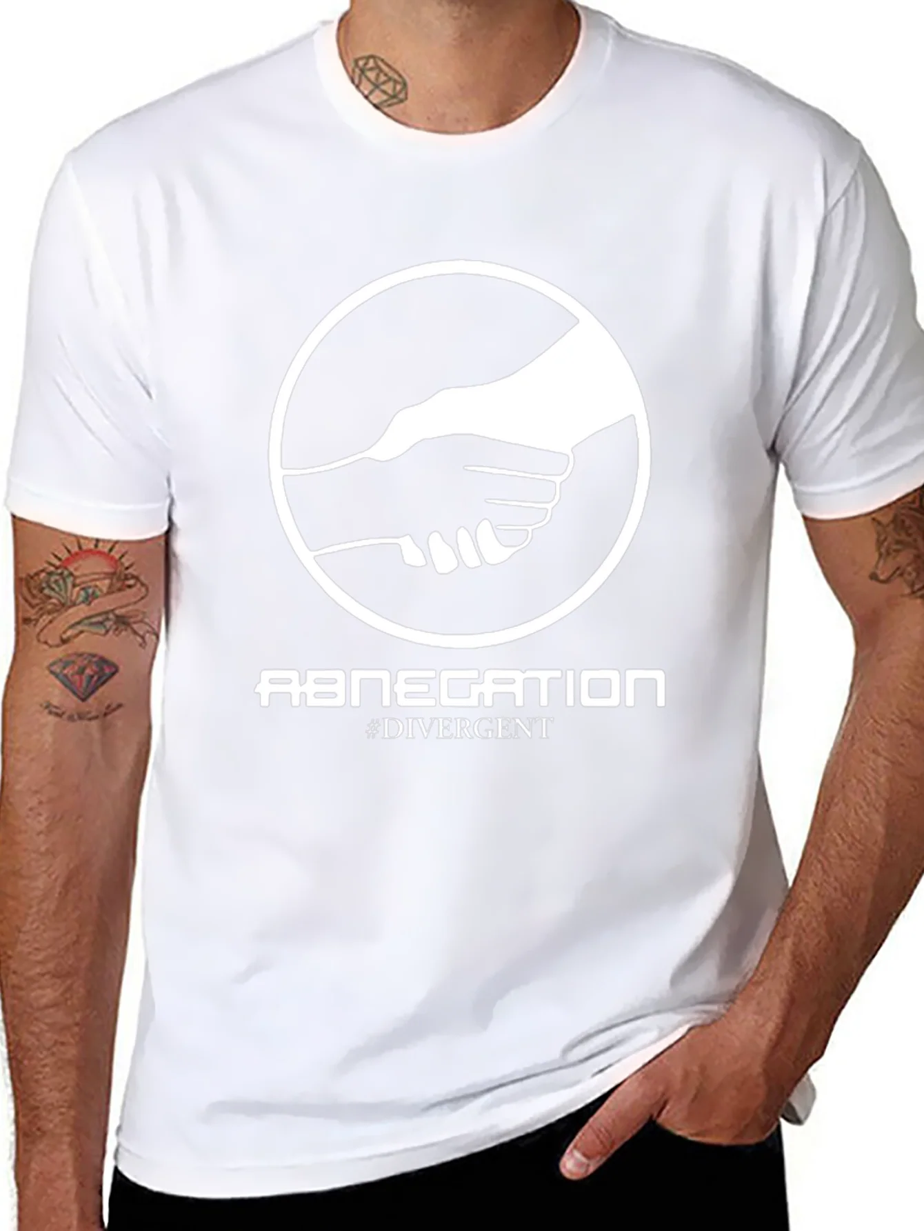 Abnegation Divergent Faction Black T-Shirt