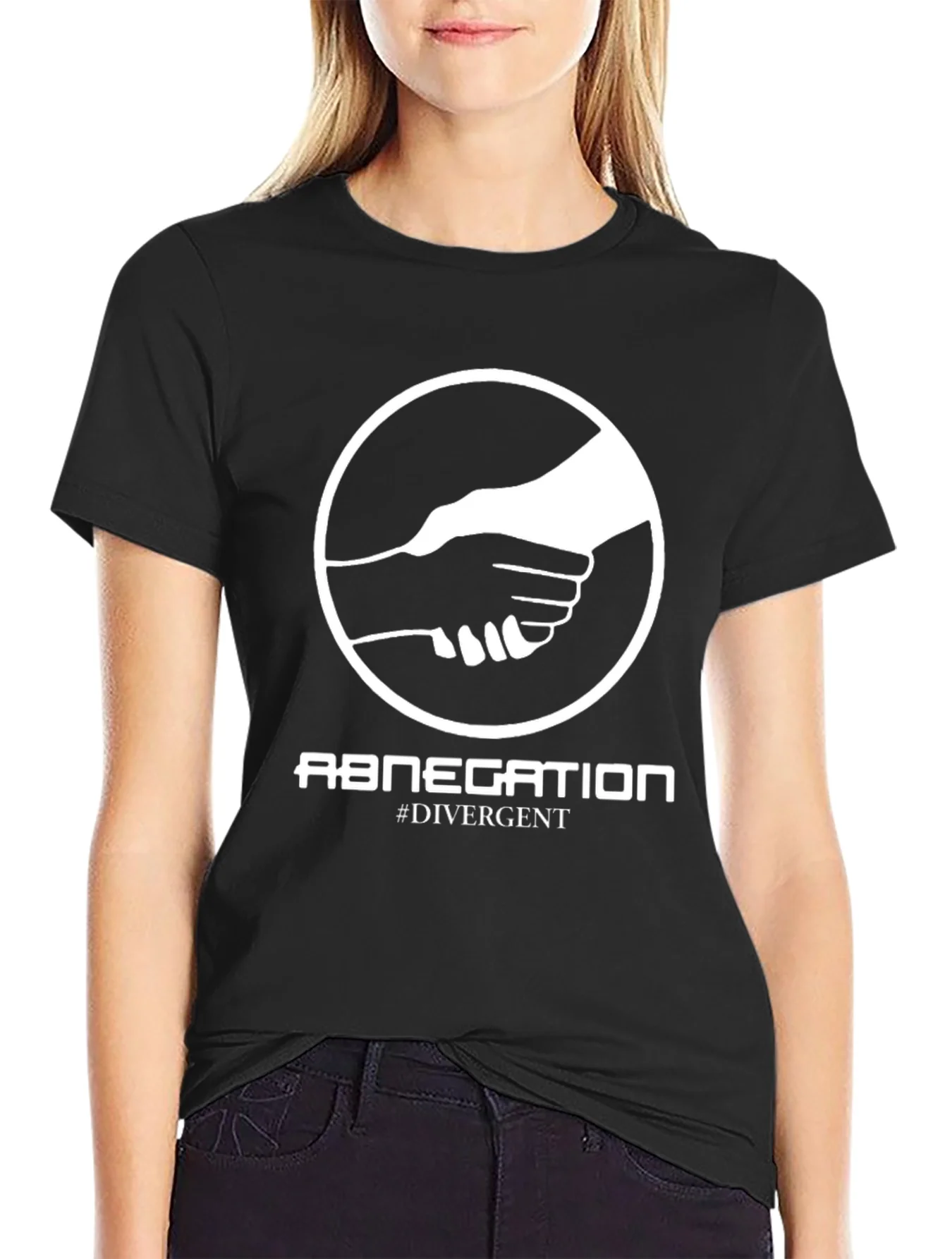 Abnegation Divergent Faction Black T-Shirt