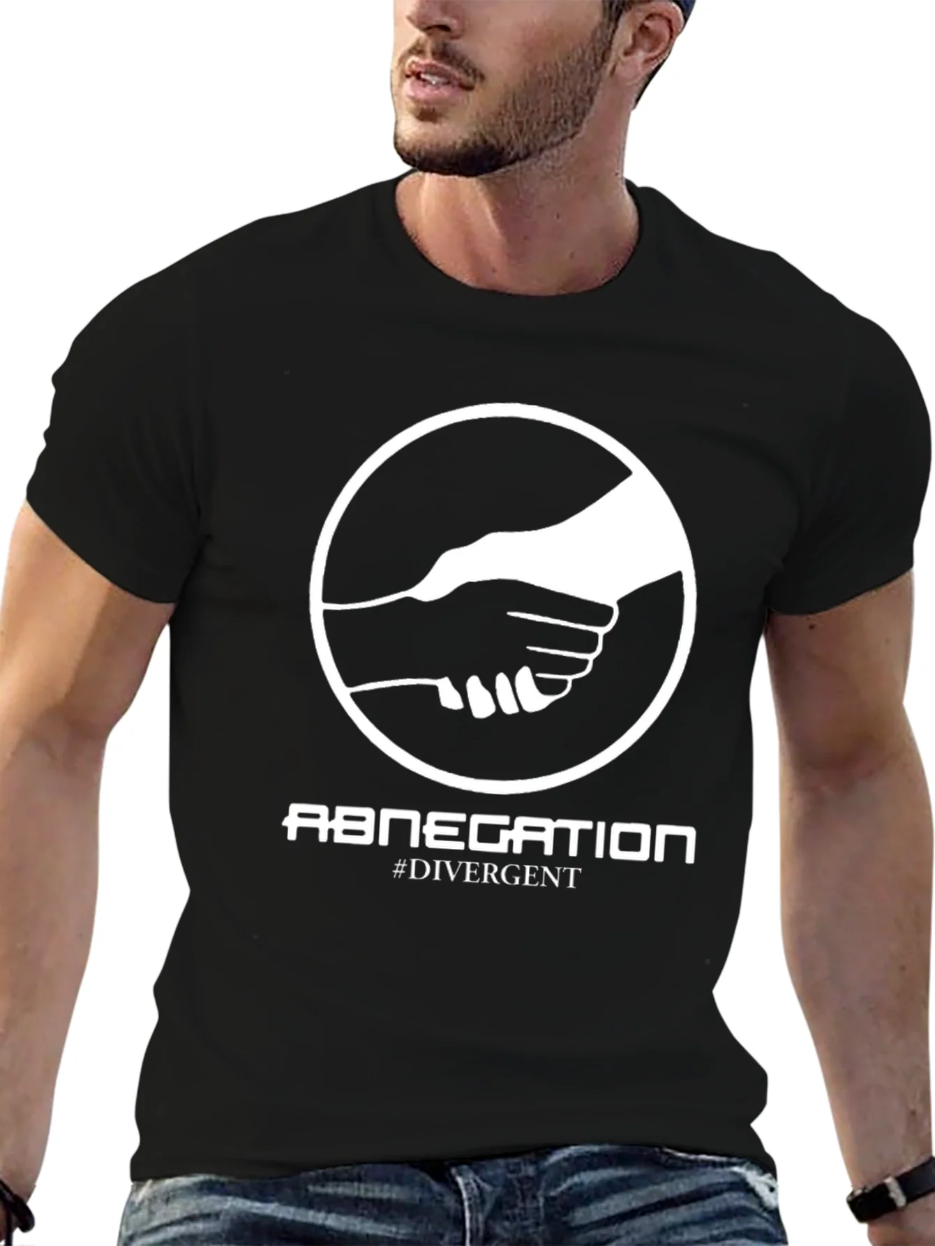 Abnegation Divergent Faction Black T-Shirt