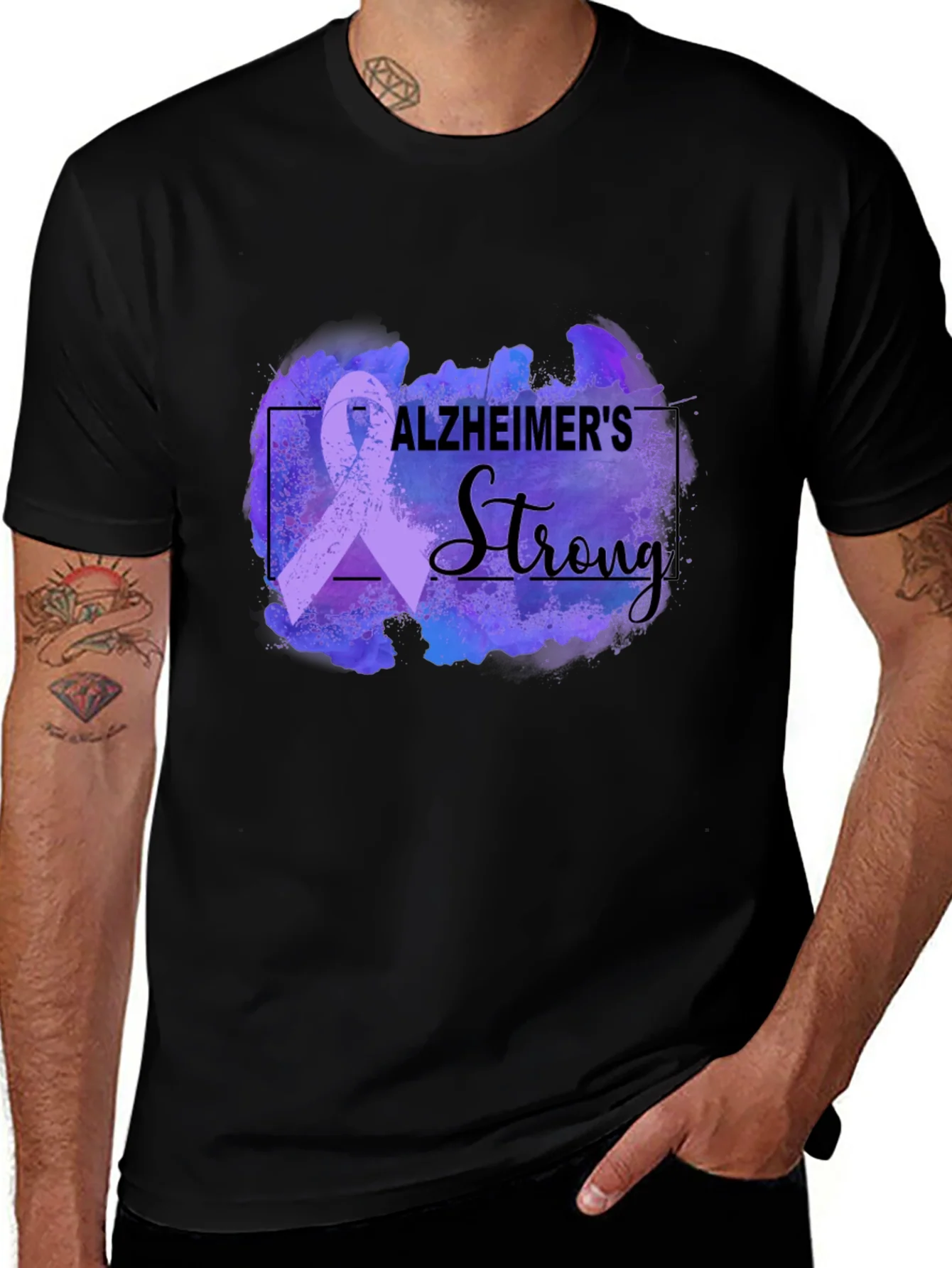 Alzheimers Strong Support T-Shirt