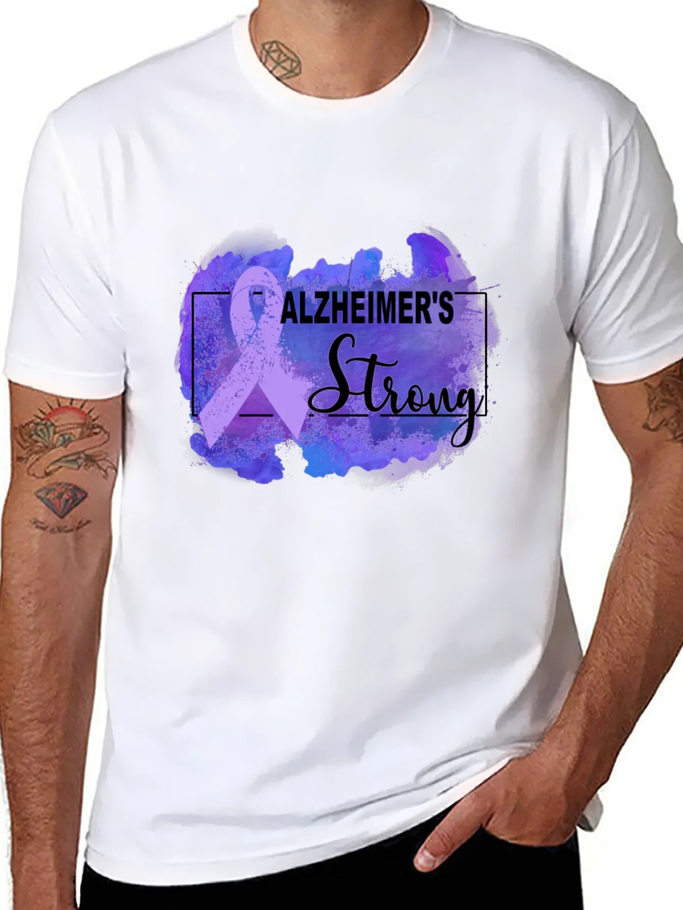 Alzheimers Strong Support T-Shirt