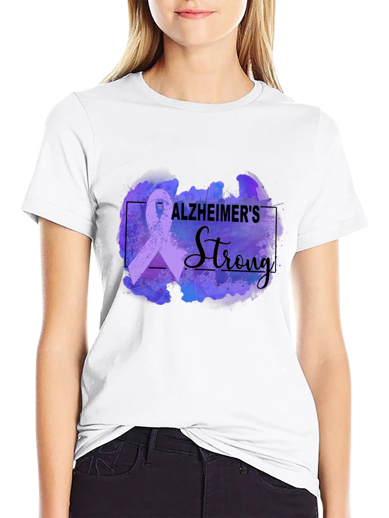 Alzheimers Strong Support T-Shirt