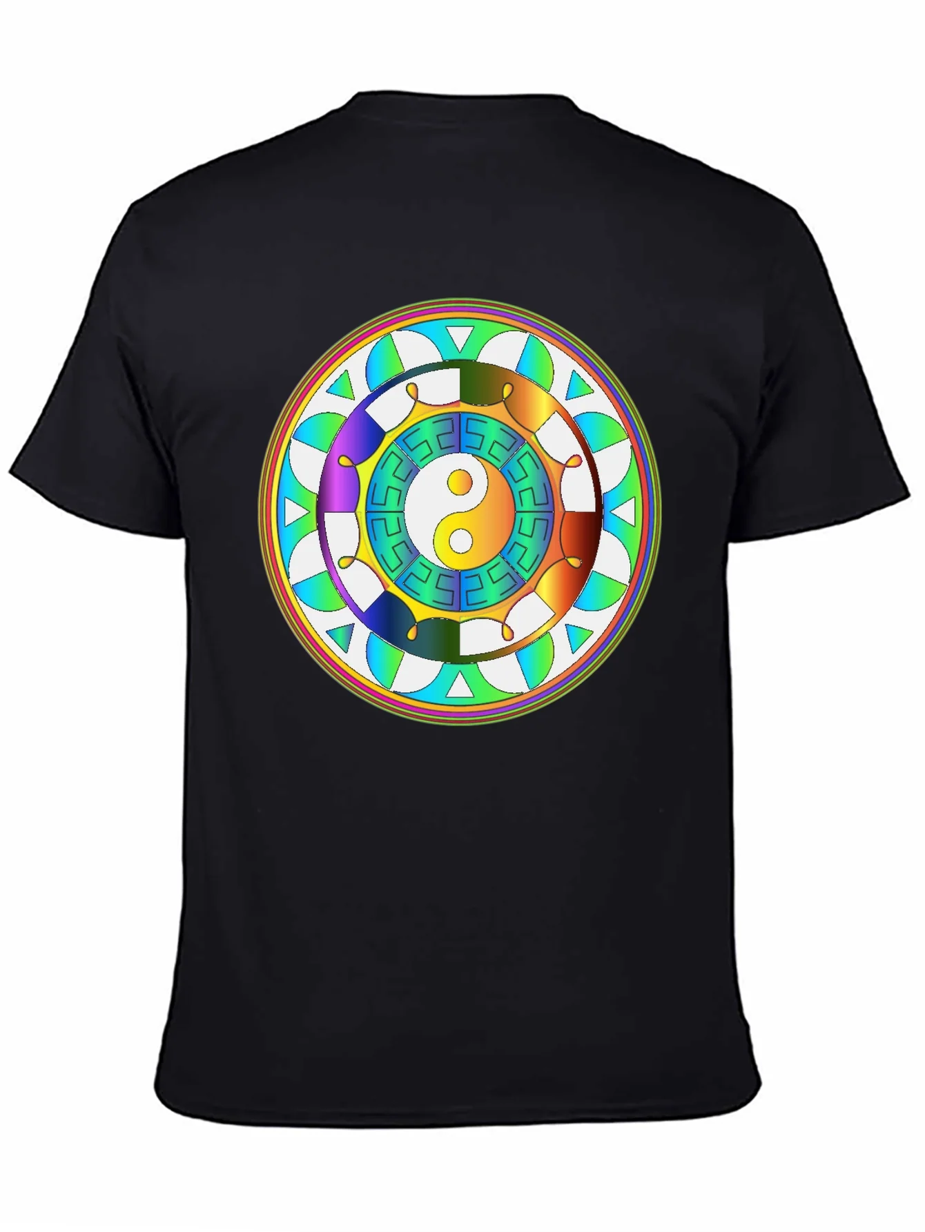 Yin Yang Mandala Graphic Tee