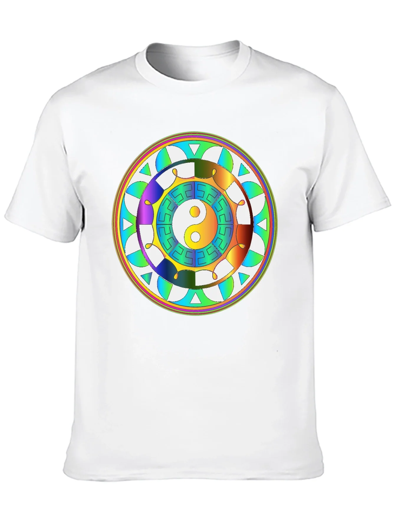Yin Yang Mandala Graphic Tee