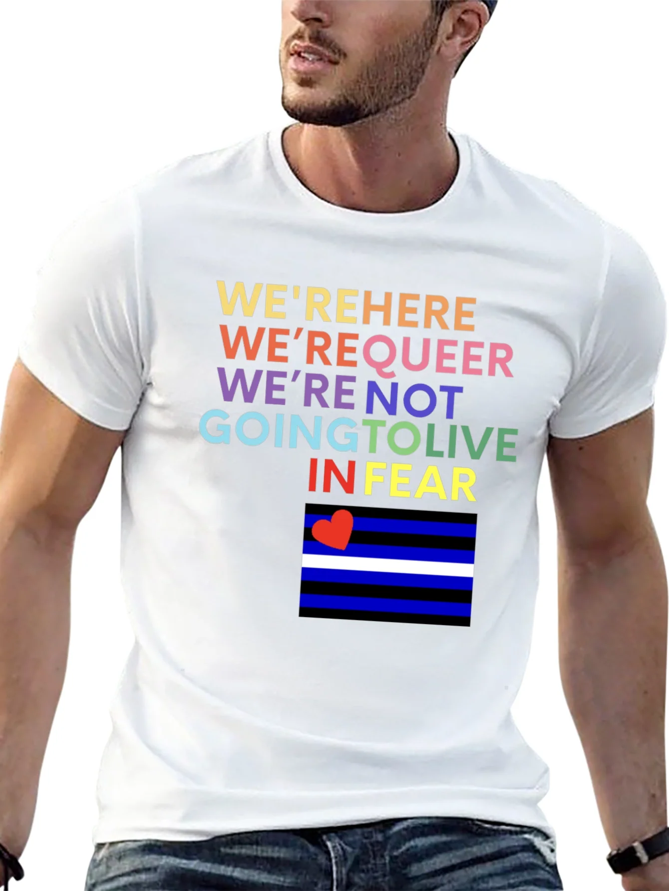 Were Here Were Queer T-Shirt