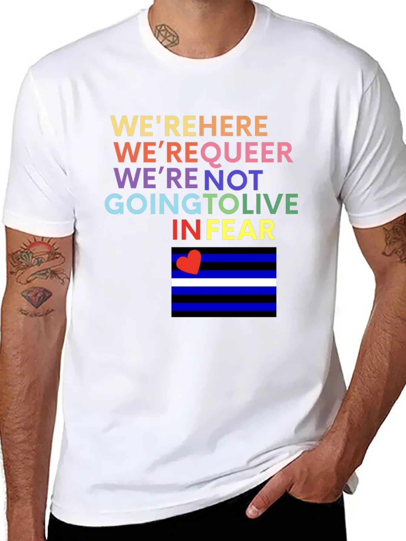 Were Here Were Queer T-Shirt