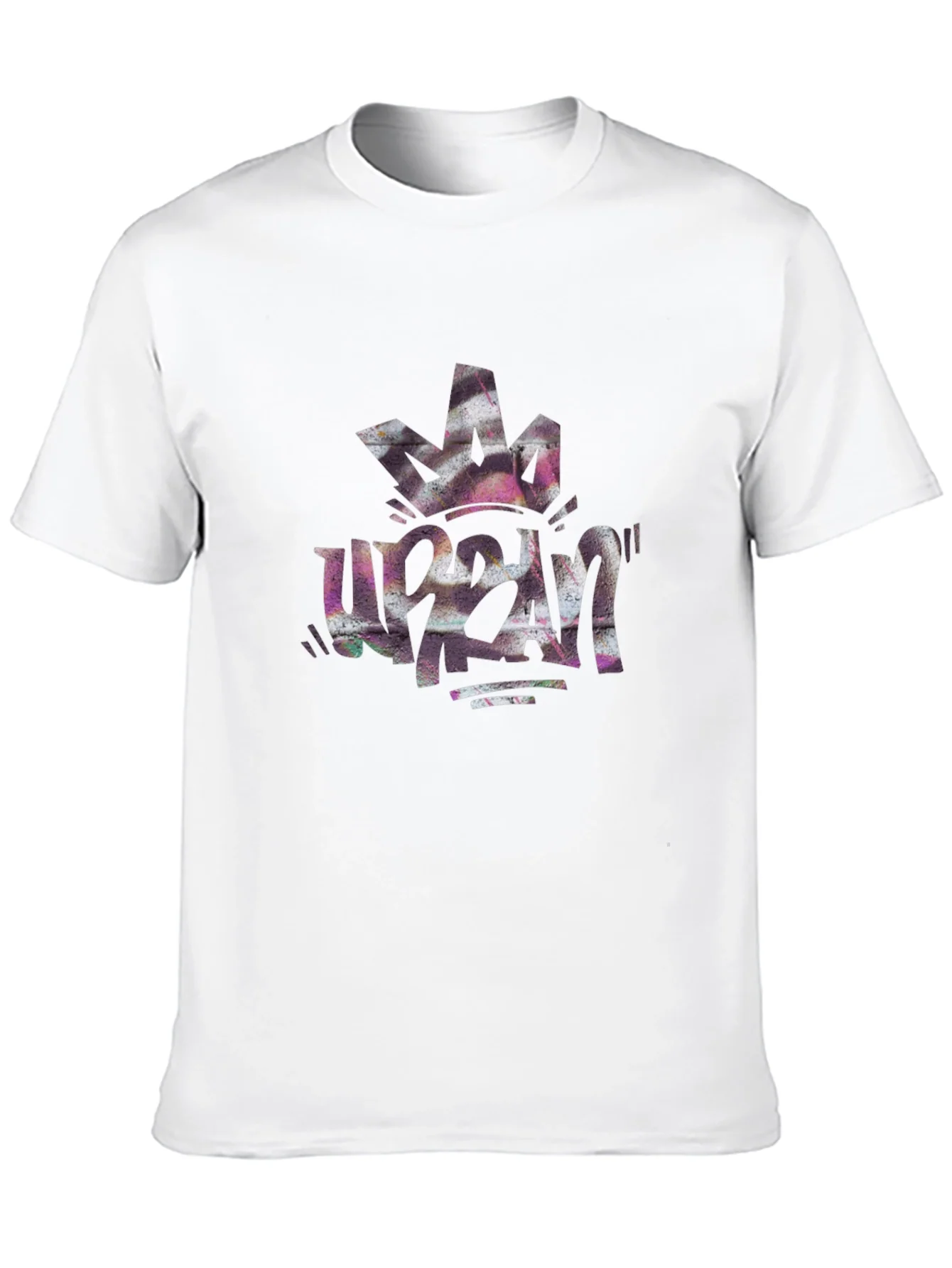Urban Crown Graphic Black Tee