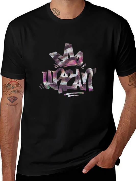 Urban Crown Graphic Black Tee