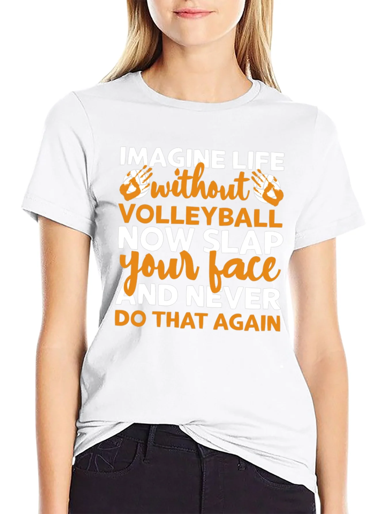 Volleyball Fan T-Shirt - Imagine Life Without Volleyball