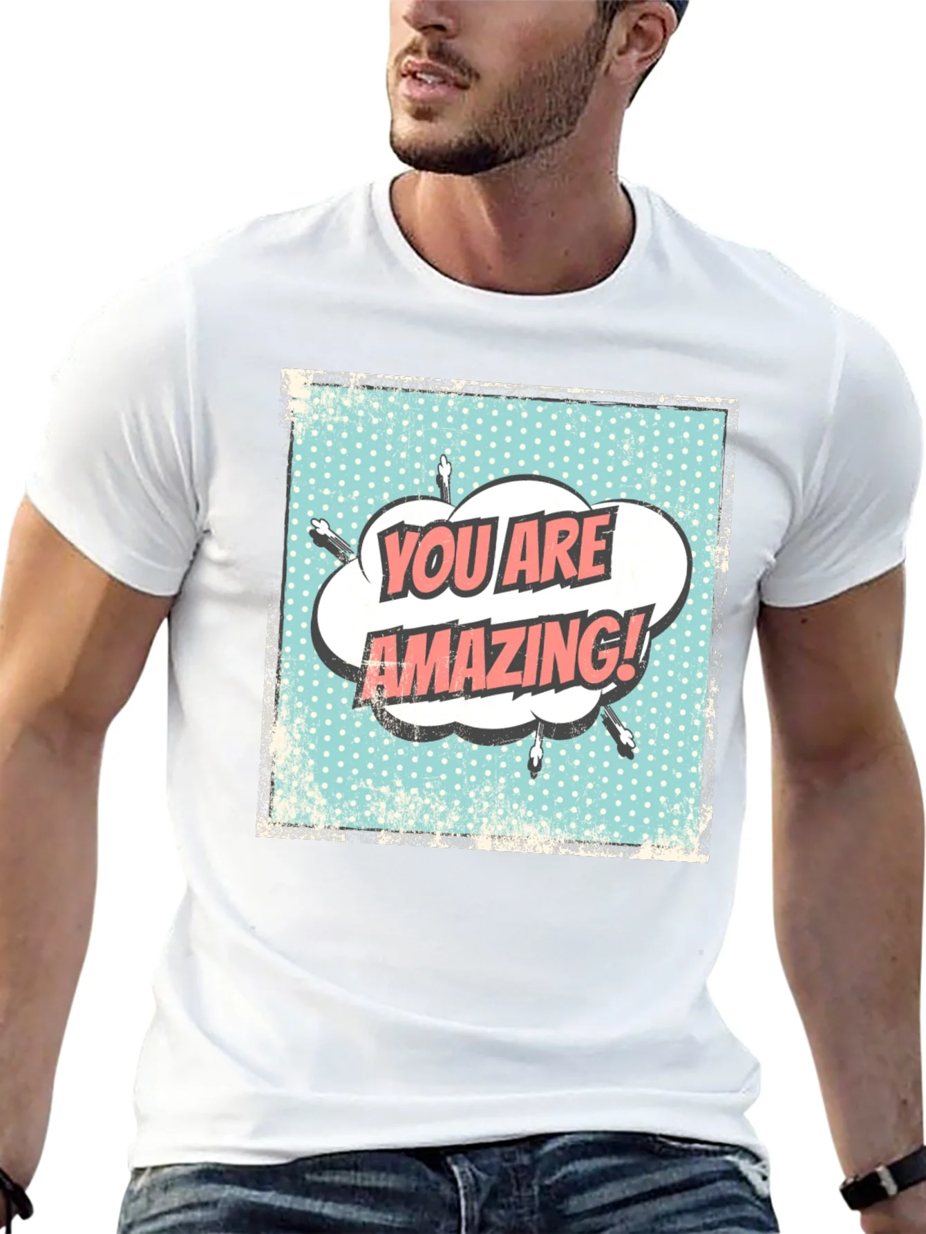 You Are Amazing! Comic Style Graphic Tee