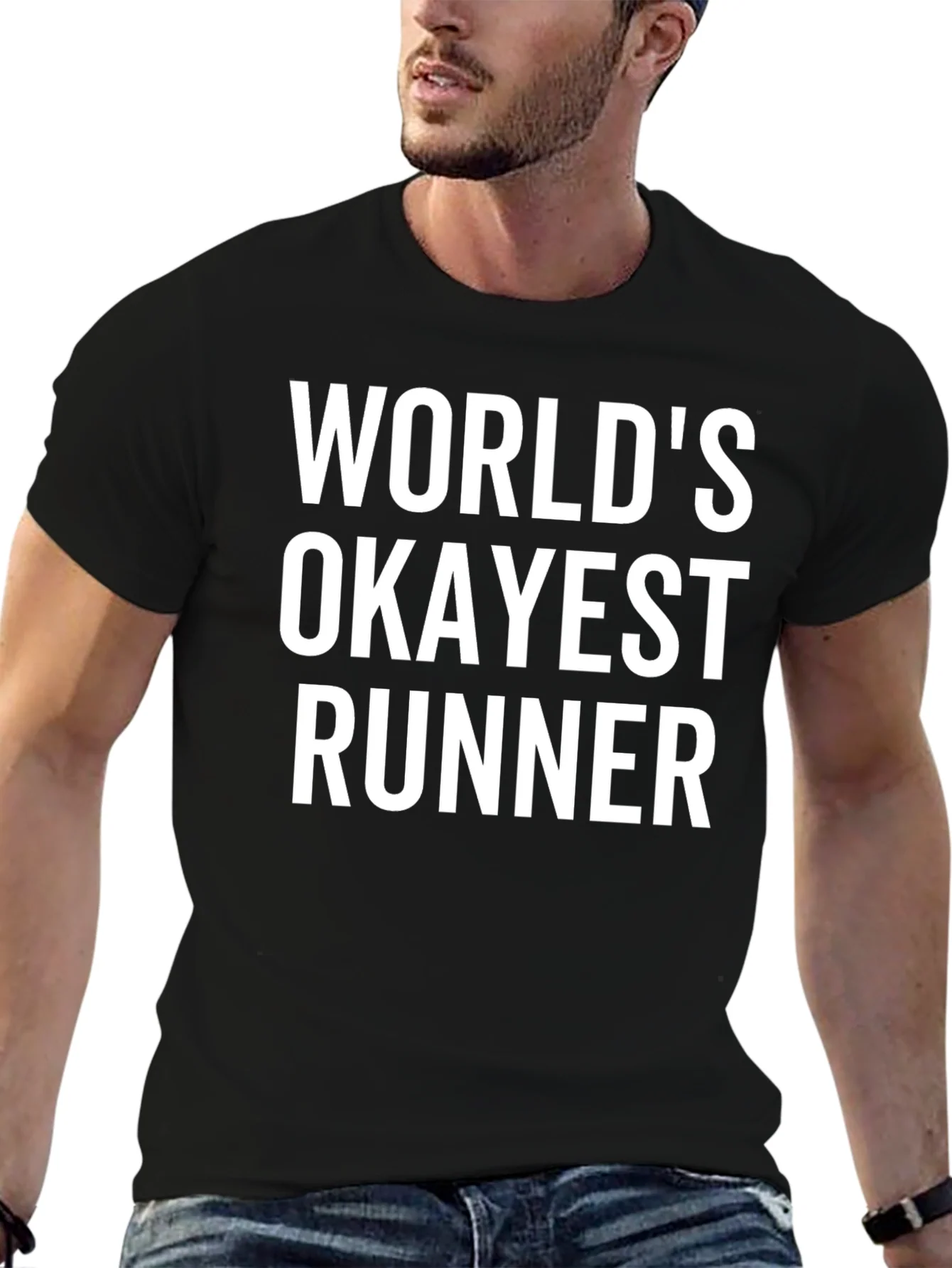 Worlds Okayest Runner Graphic T-Shirt