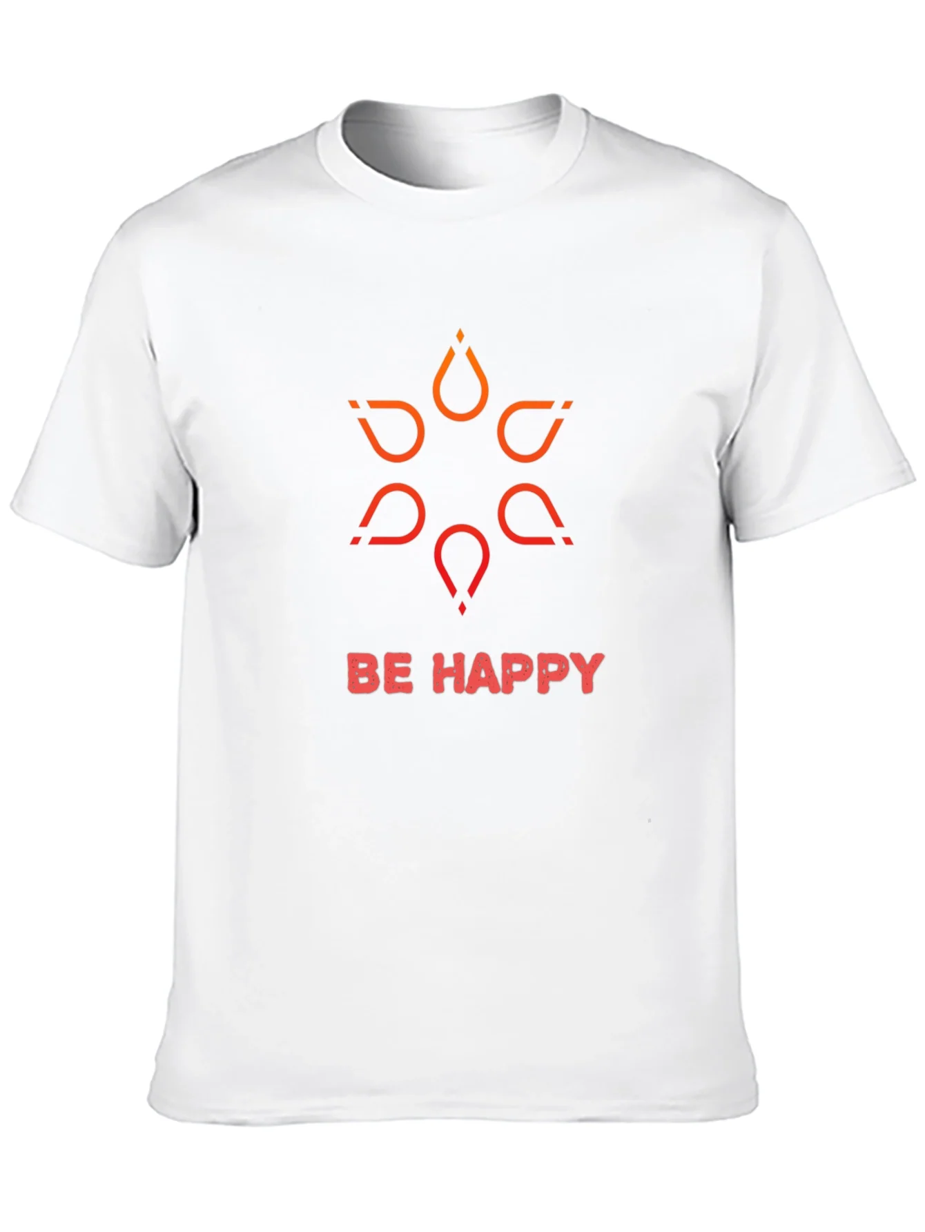 Be Happy Graphic Tee - Black T-Shirt
