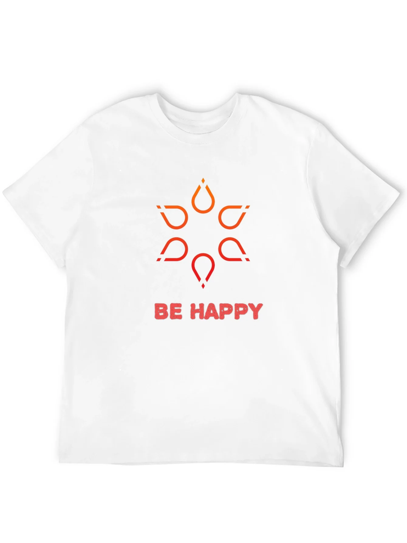 Be Happy Graphic Tee - Black T-Shirt