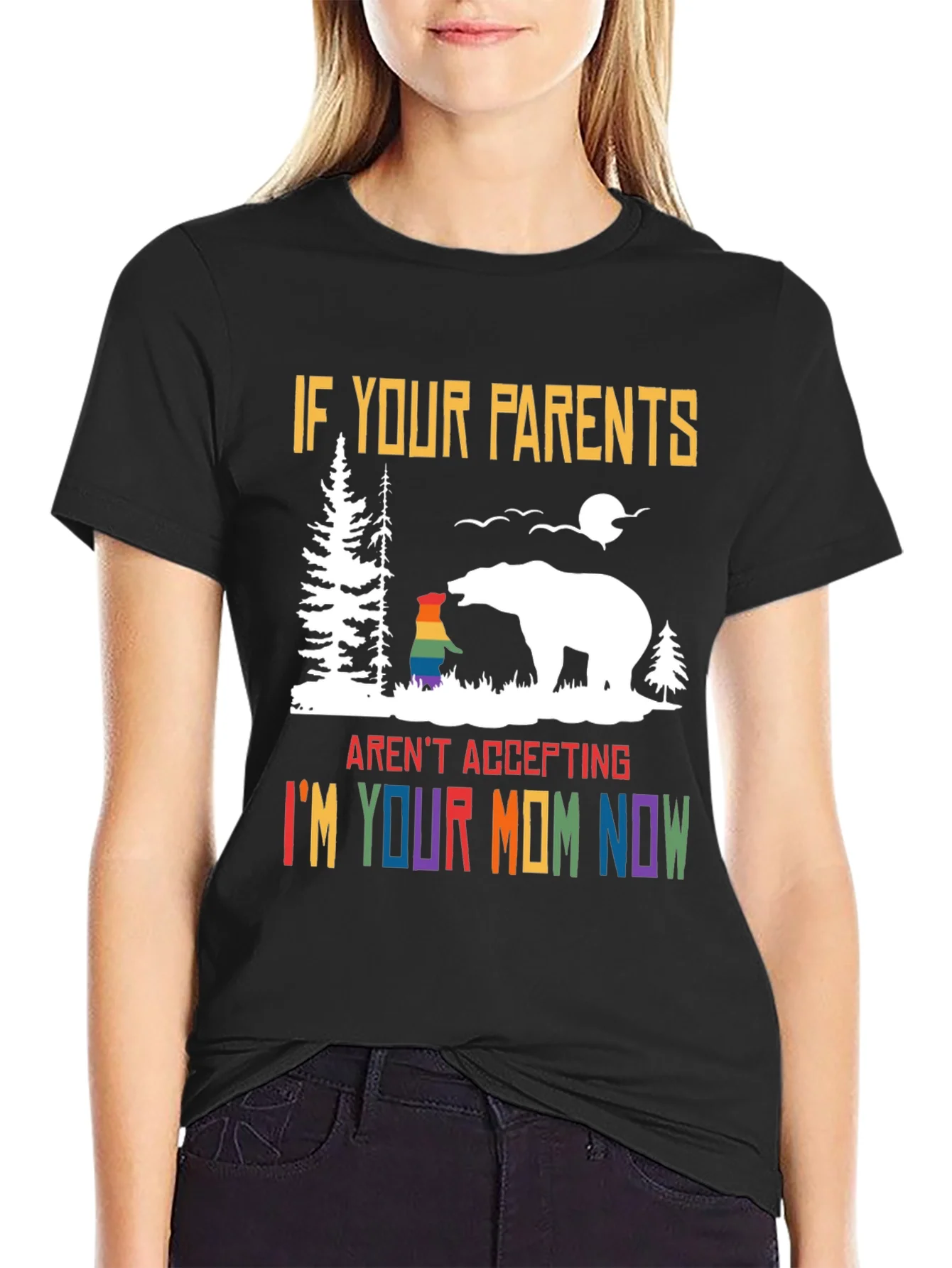 Accepting Mom Pride T-Shirt LGBTQ