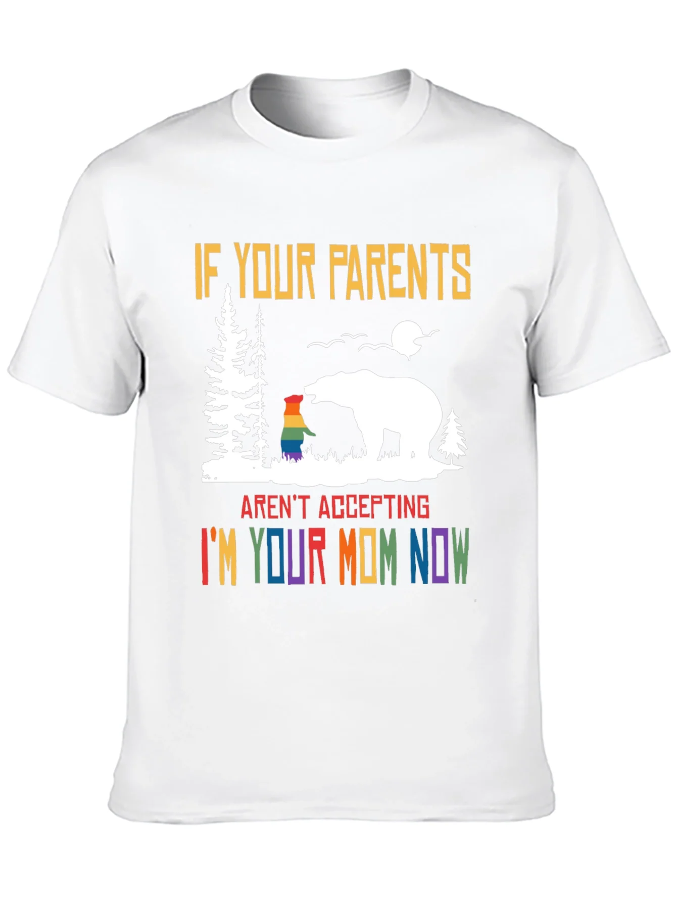 Accepting Mom Pride T-Shirt LGBTQ