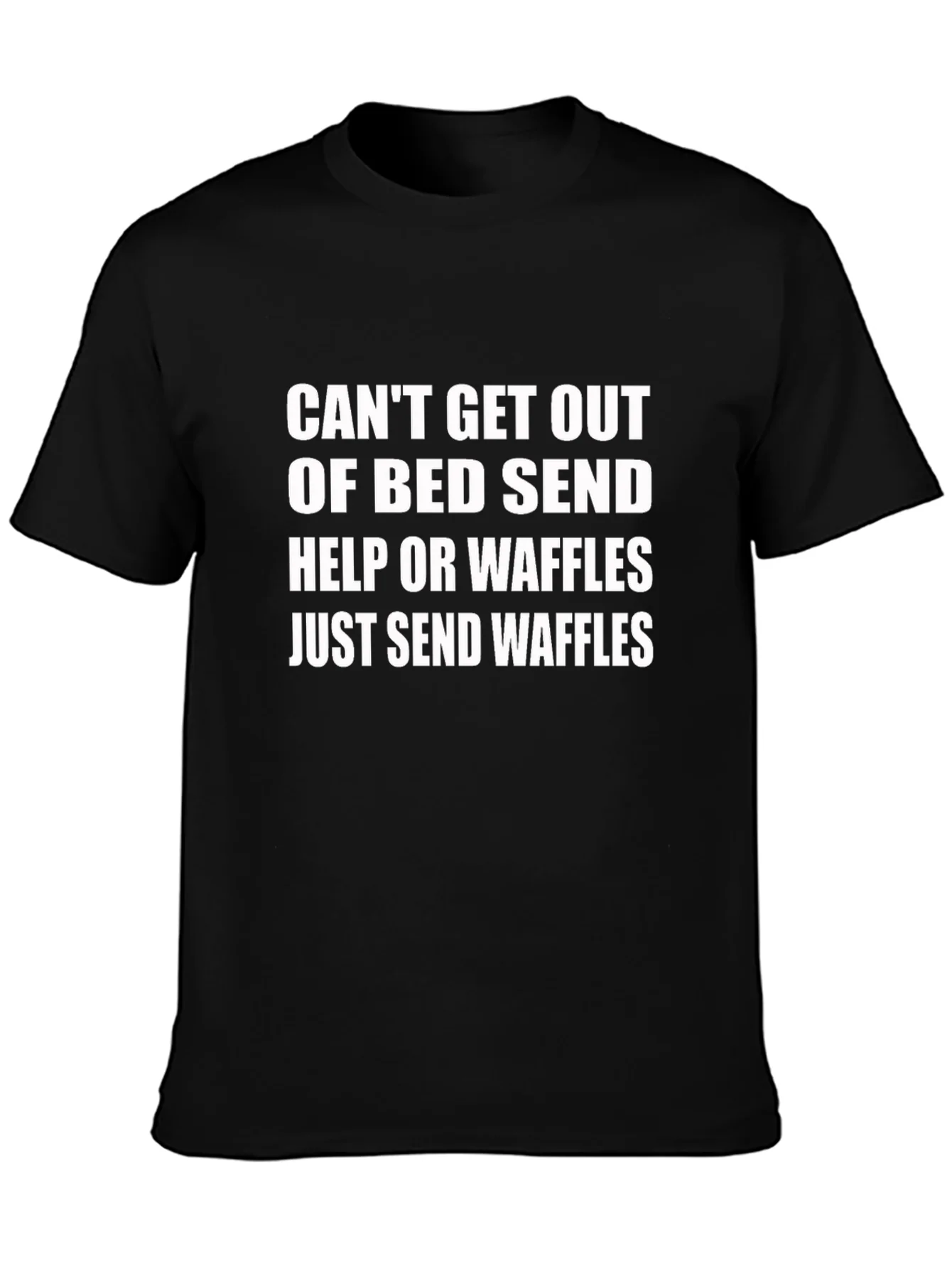 Waffles Please! Mens Graphic T-Shirt