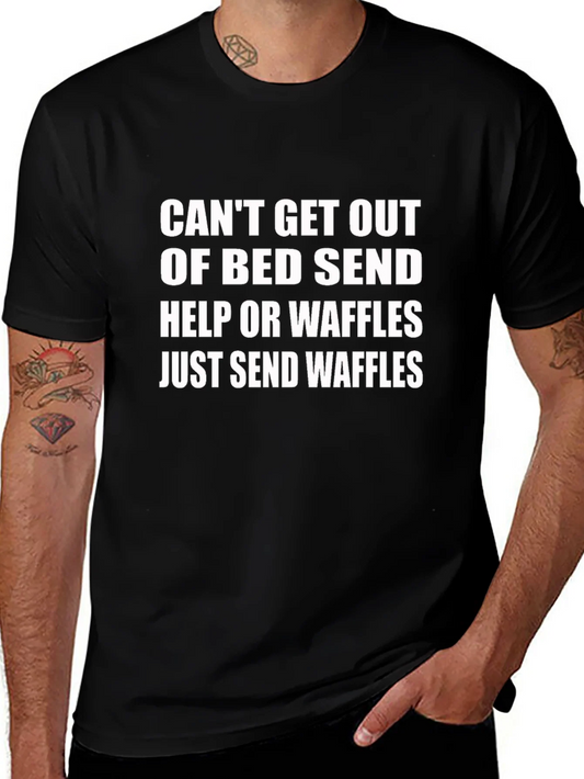 Waffles Please! Mens Graphic T-Shirt