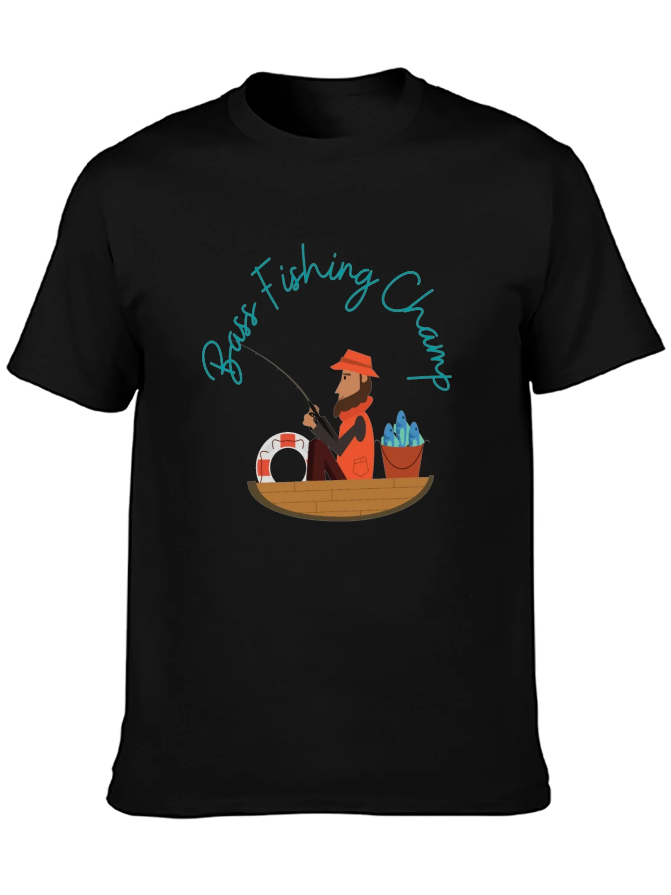 Bass Fishing Champ Graphic Tee