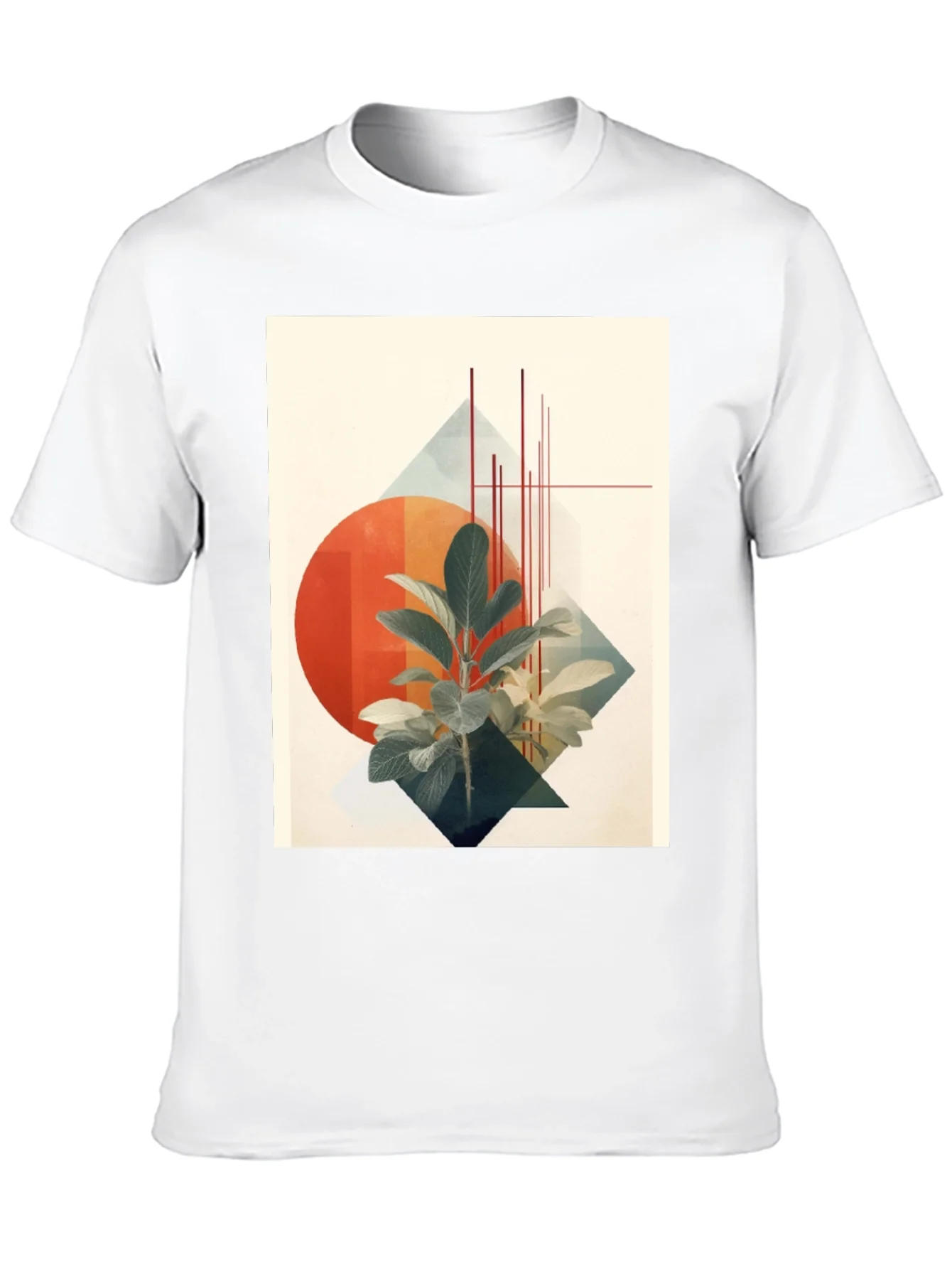 Abstract Botanical Graphic Tee