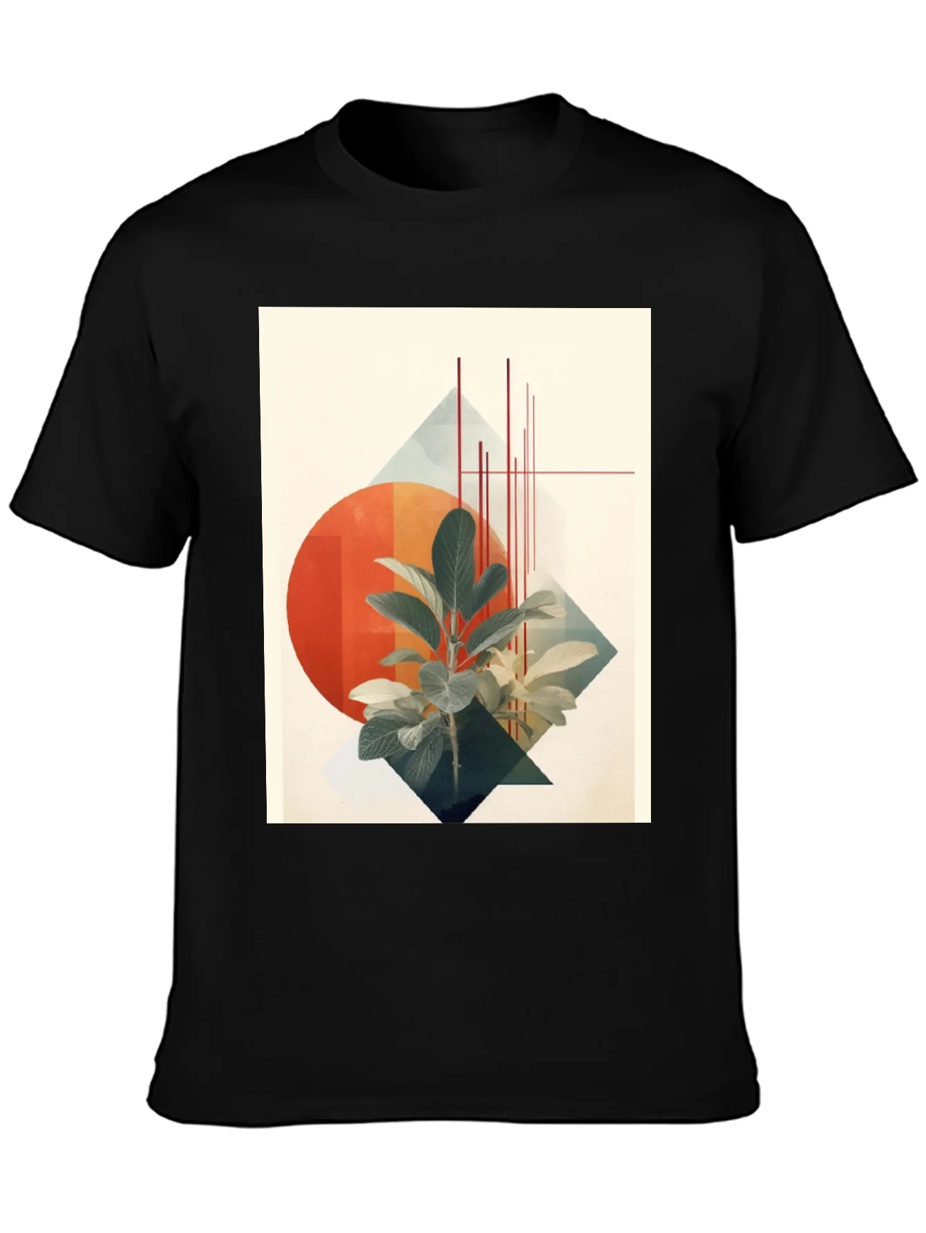 Abstract Botanical Graphic Tee