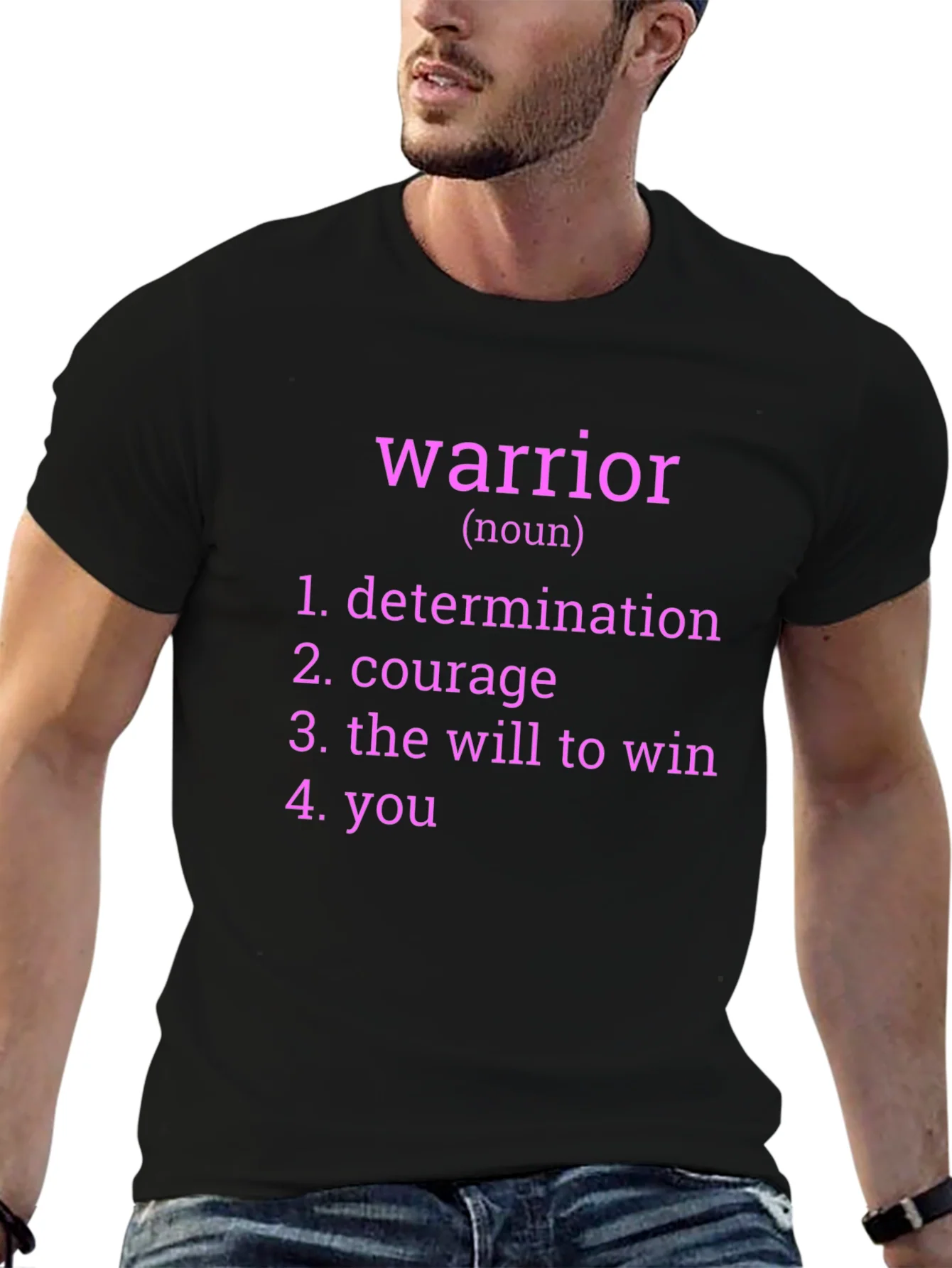 Warrior Definition Graphic Tee - Black T-Shirt