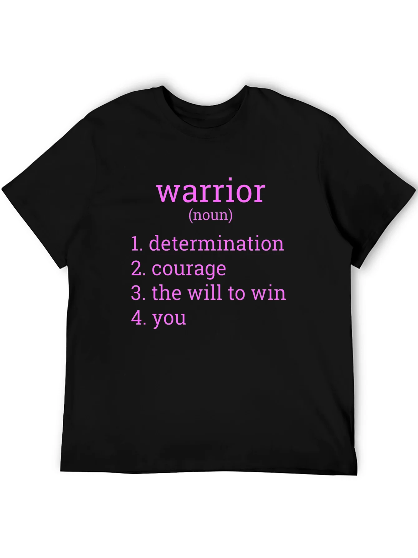Warrior Definition Graphic Tee - Black T-Shirt