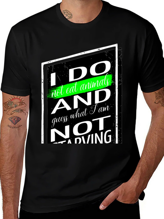 Vegan Statement T-Shirt - I Do Not Eat Animals
