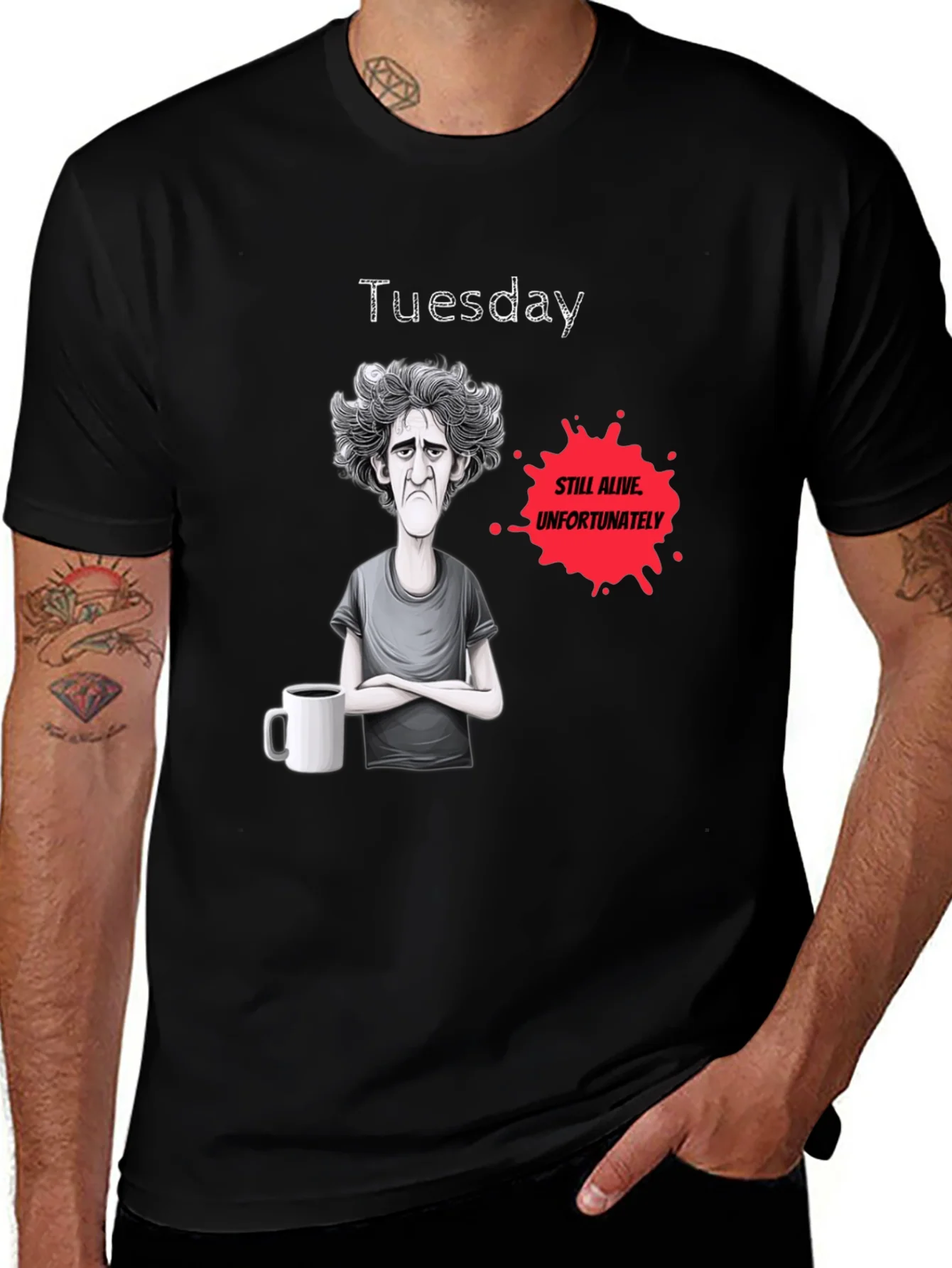 Tuesday Still Alive Graphic Novelty T-Shirt