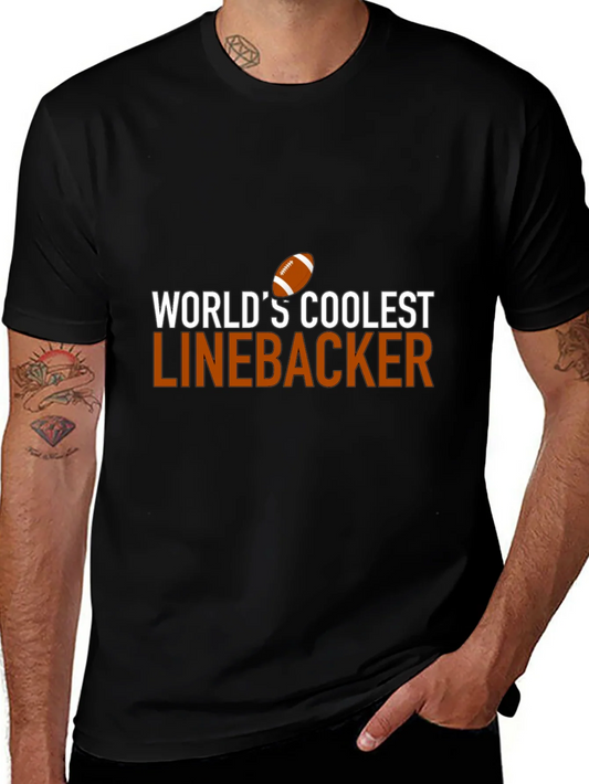 Worlds Coolest Linebacker Graphic Tee