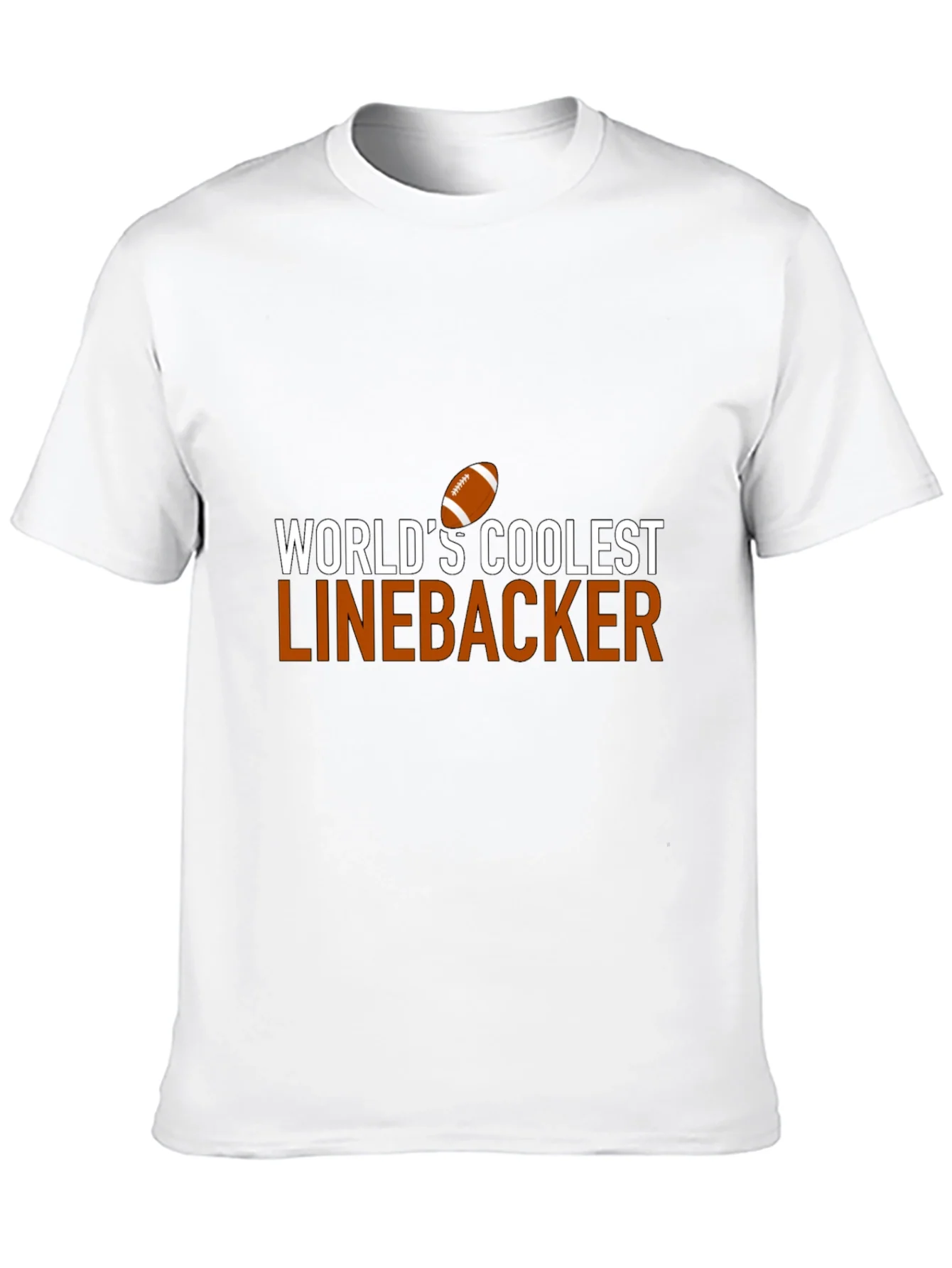Worlds Coolest Linebacker Graphic Tee