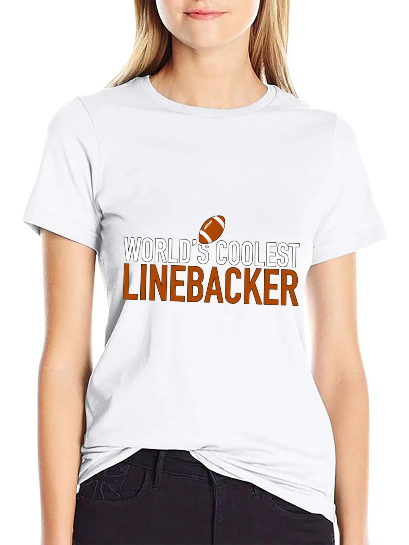 Worlds Coolest Linebacker Graphic Tee