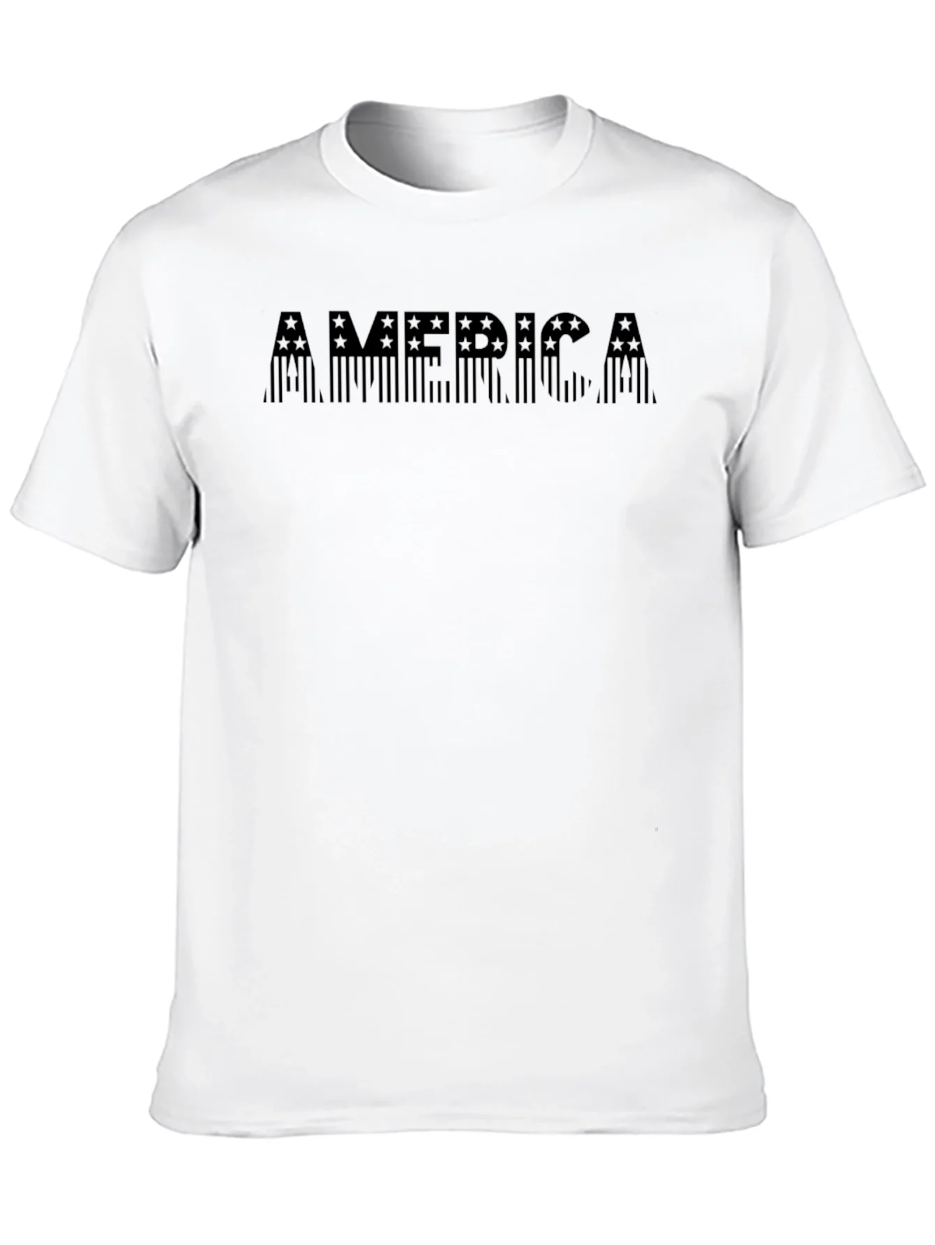 American Flag Print T-Shirt - Patriotic Pride