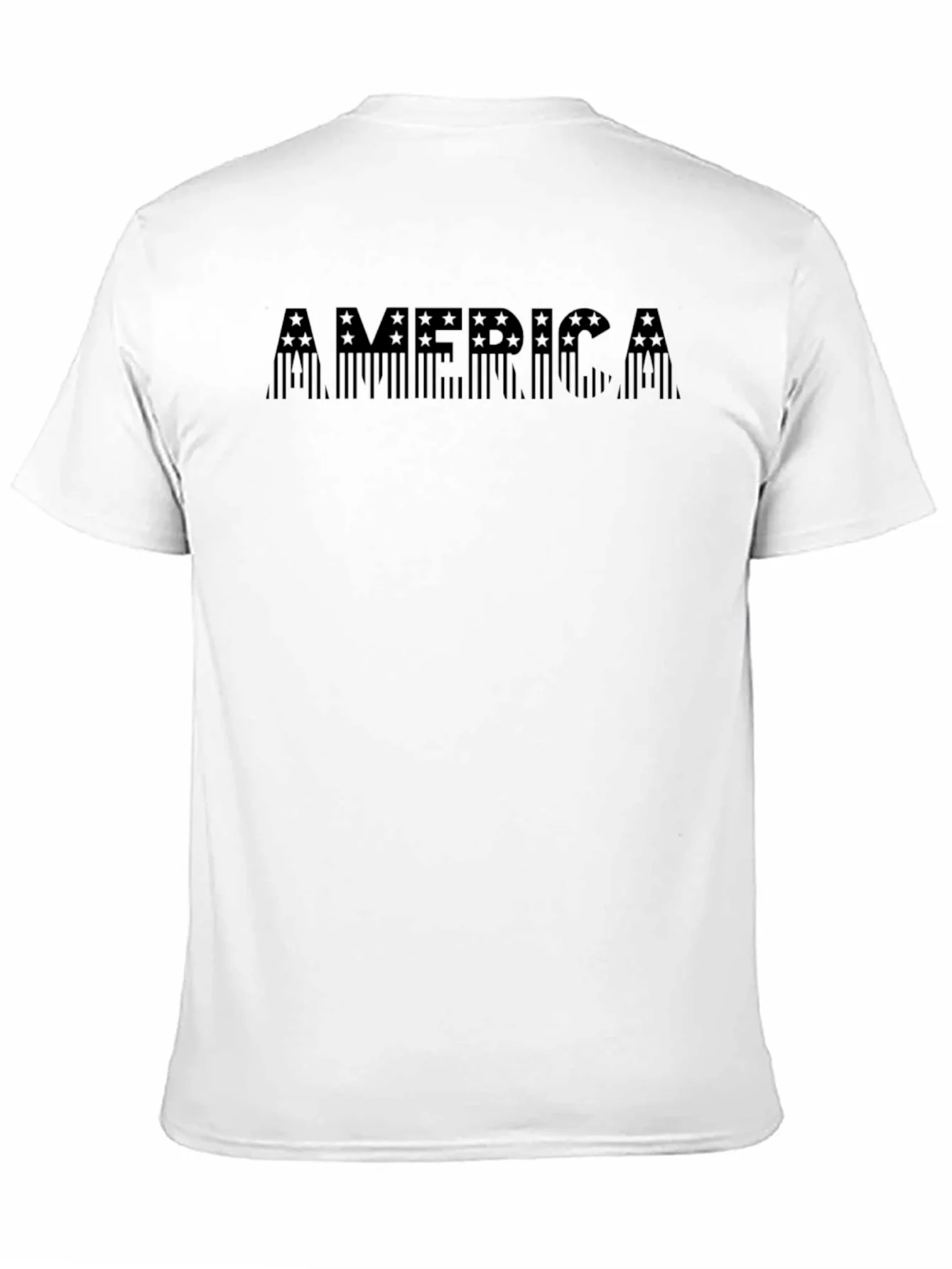 American Flag Print T-Shirt - Patriotic Pride