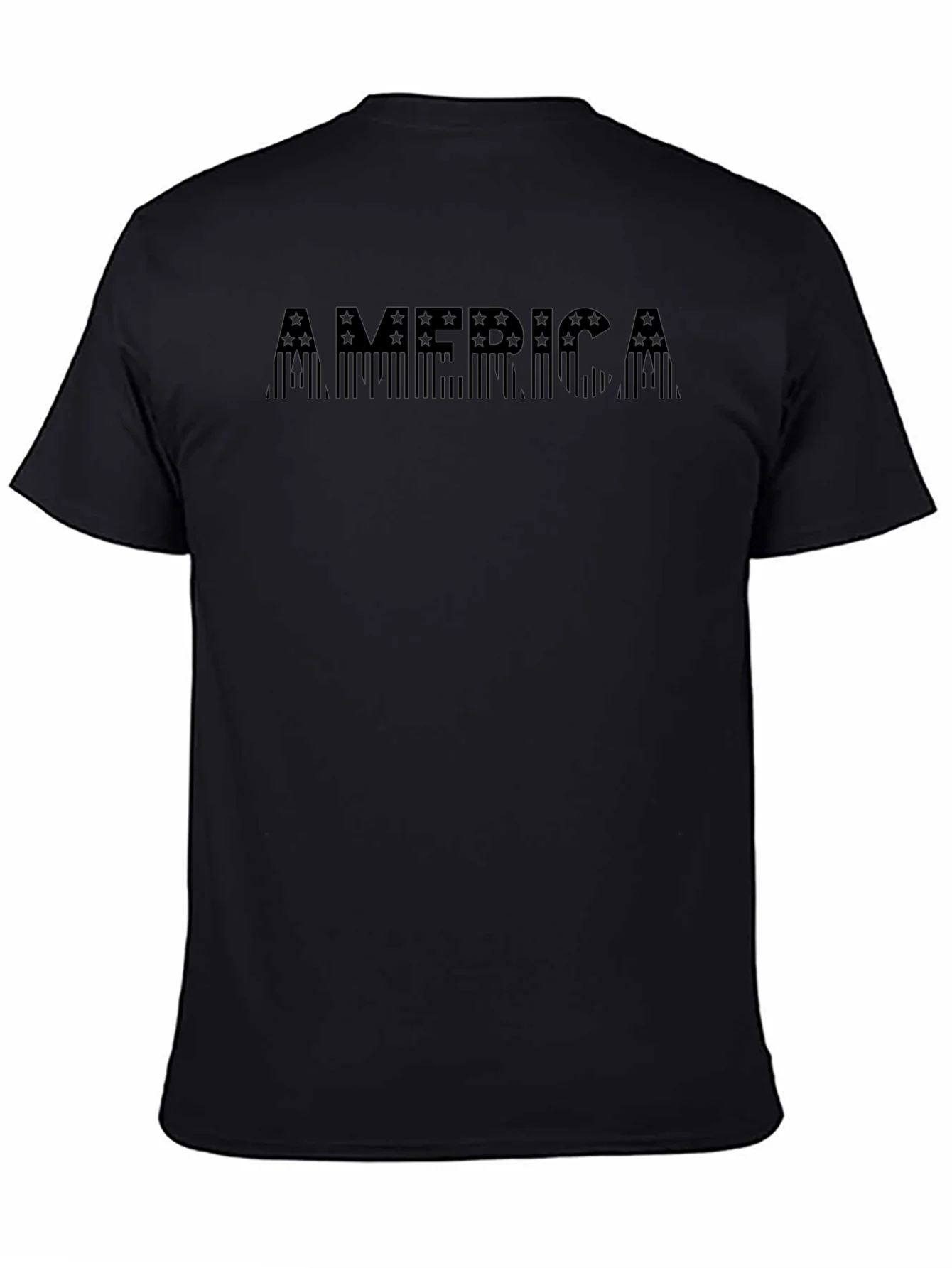 American Flag Print T-Shirt - Patriotic Pride