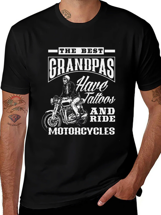 Best Grandpas Have Tattoos and Ride Motorcycles T-Shirt