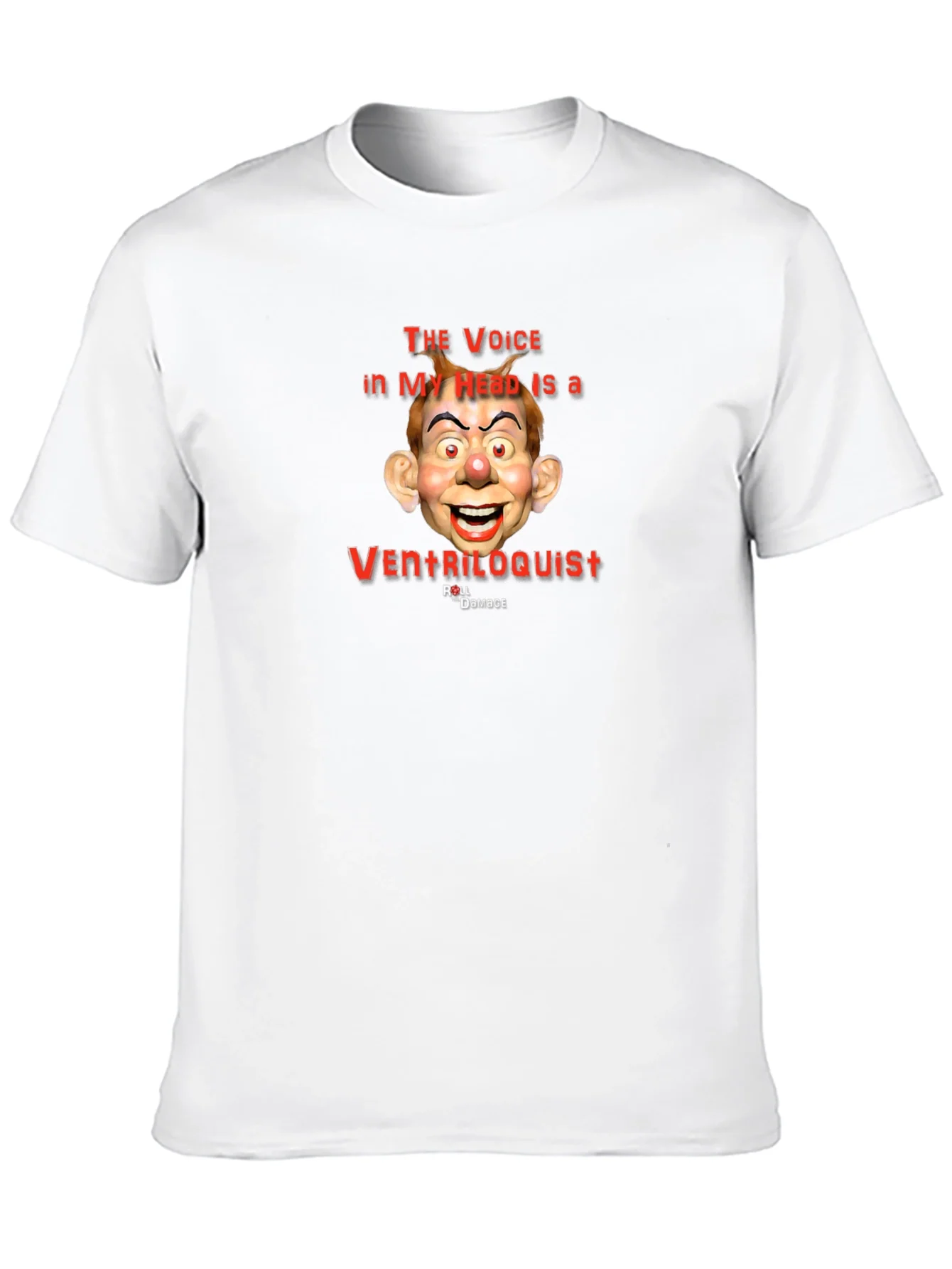 Ventriloquist Dummy Graphic Tee - Unique Humor T-Shirt