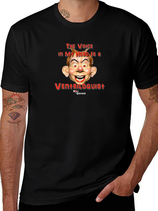 Ventriloquist Dummy Graphic Tee - Unique Humor T-Shirt