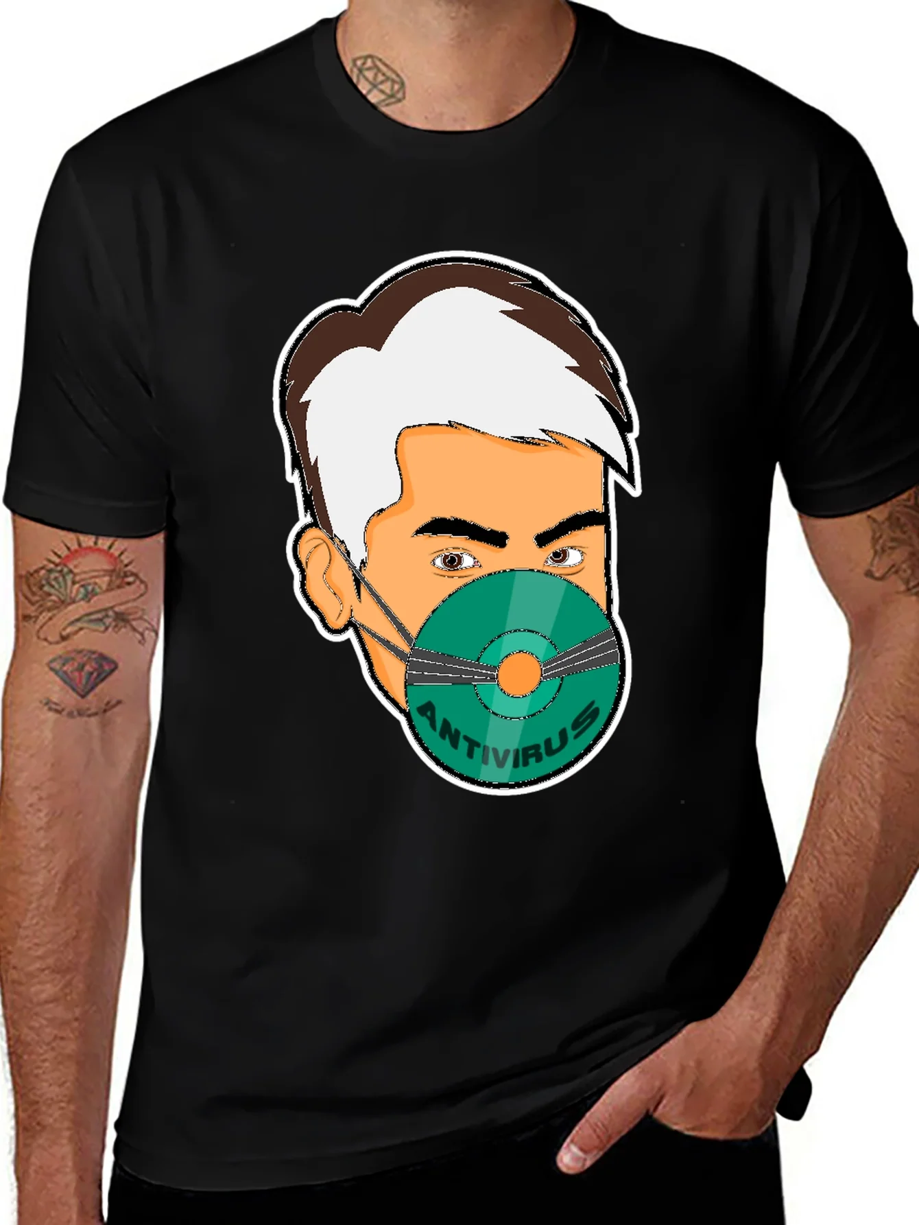 Antivirus Face Mask T-Shirt