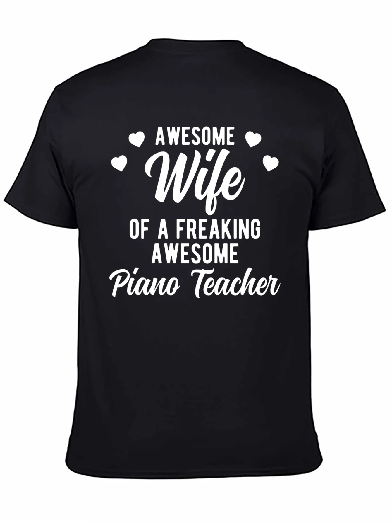 Awesome Wife Piano Teacher T-Shirt