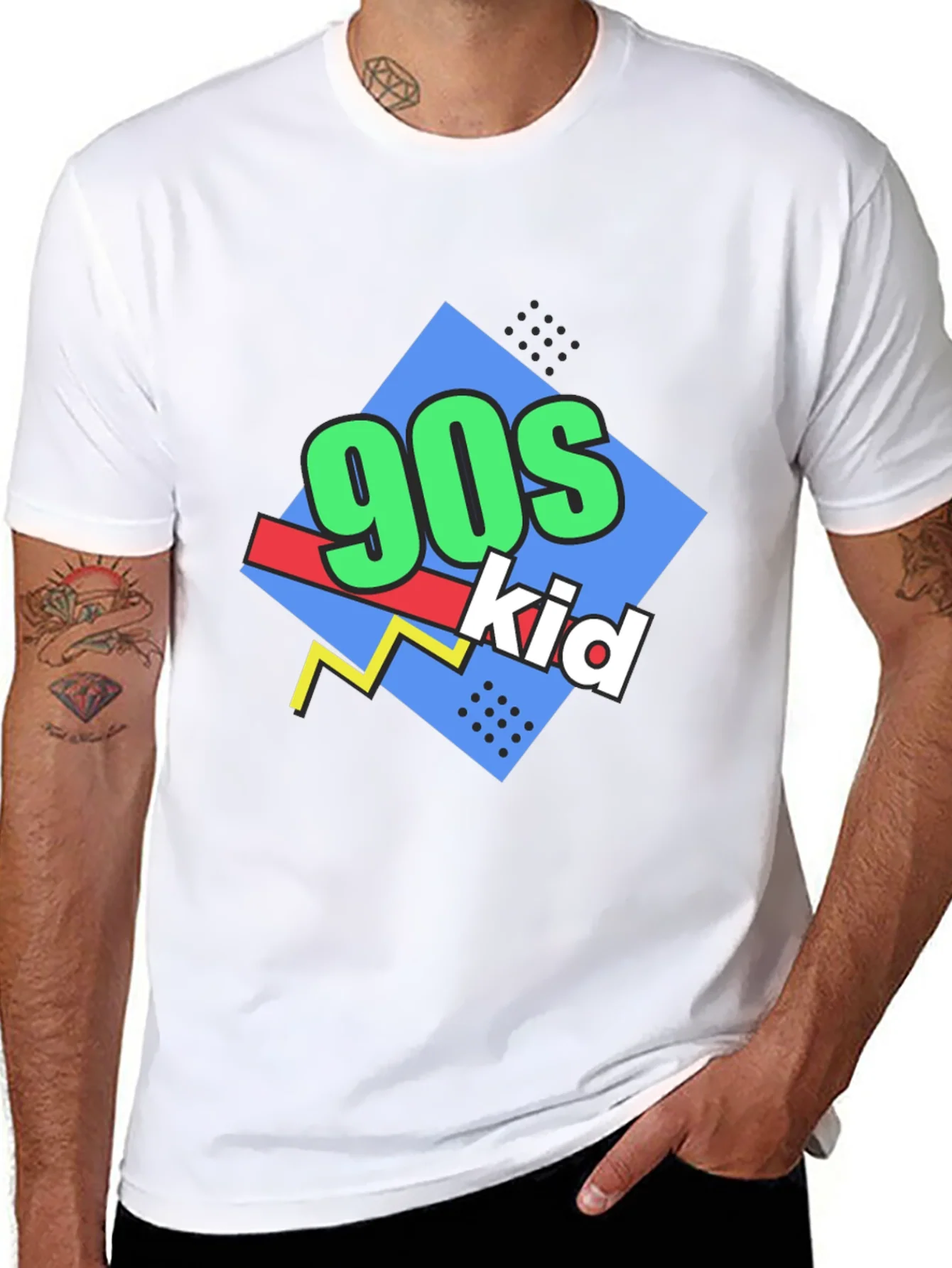 90s Kid Retro Graphic T-Shirt - Throwback Style
