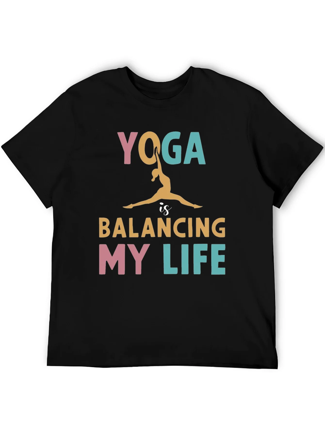Yoga Balancing Life Graphic Tee
