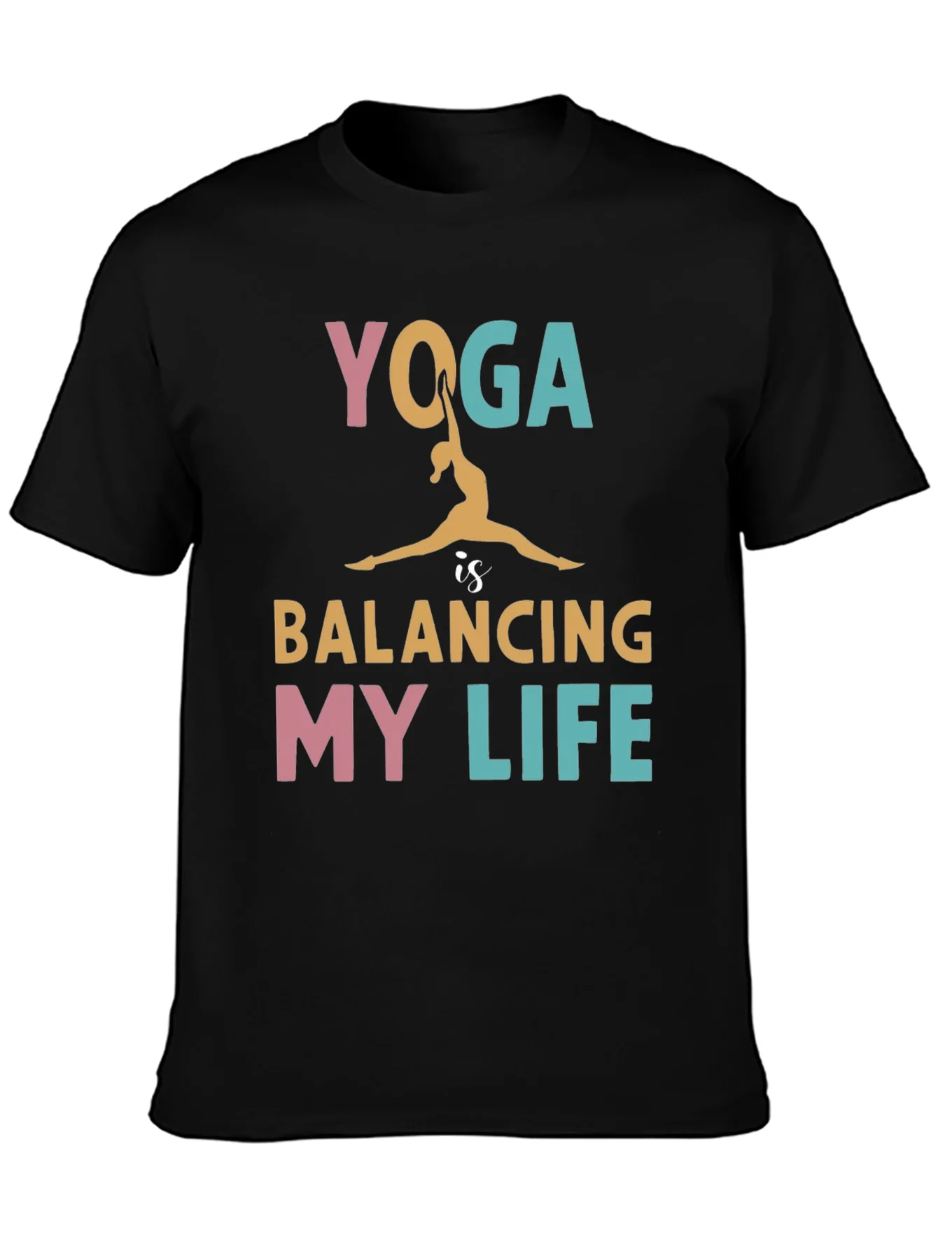 Yoga Balancing Life Graphic Tee