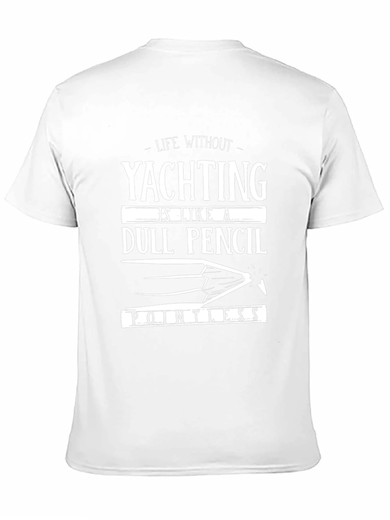 Yachting Dull Pencil Mens T-Shirt