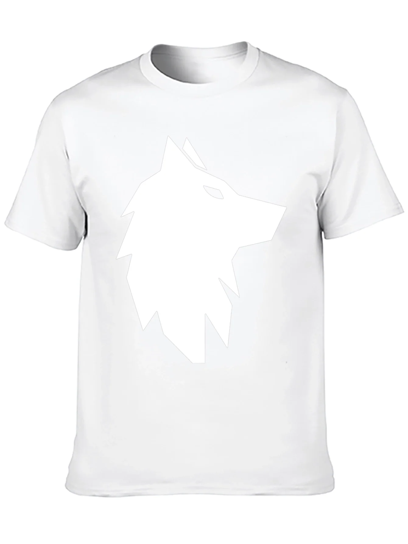 Wolf Graphic Print Black T-Shirt