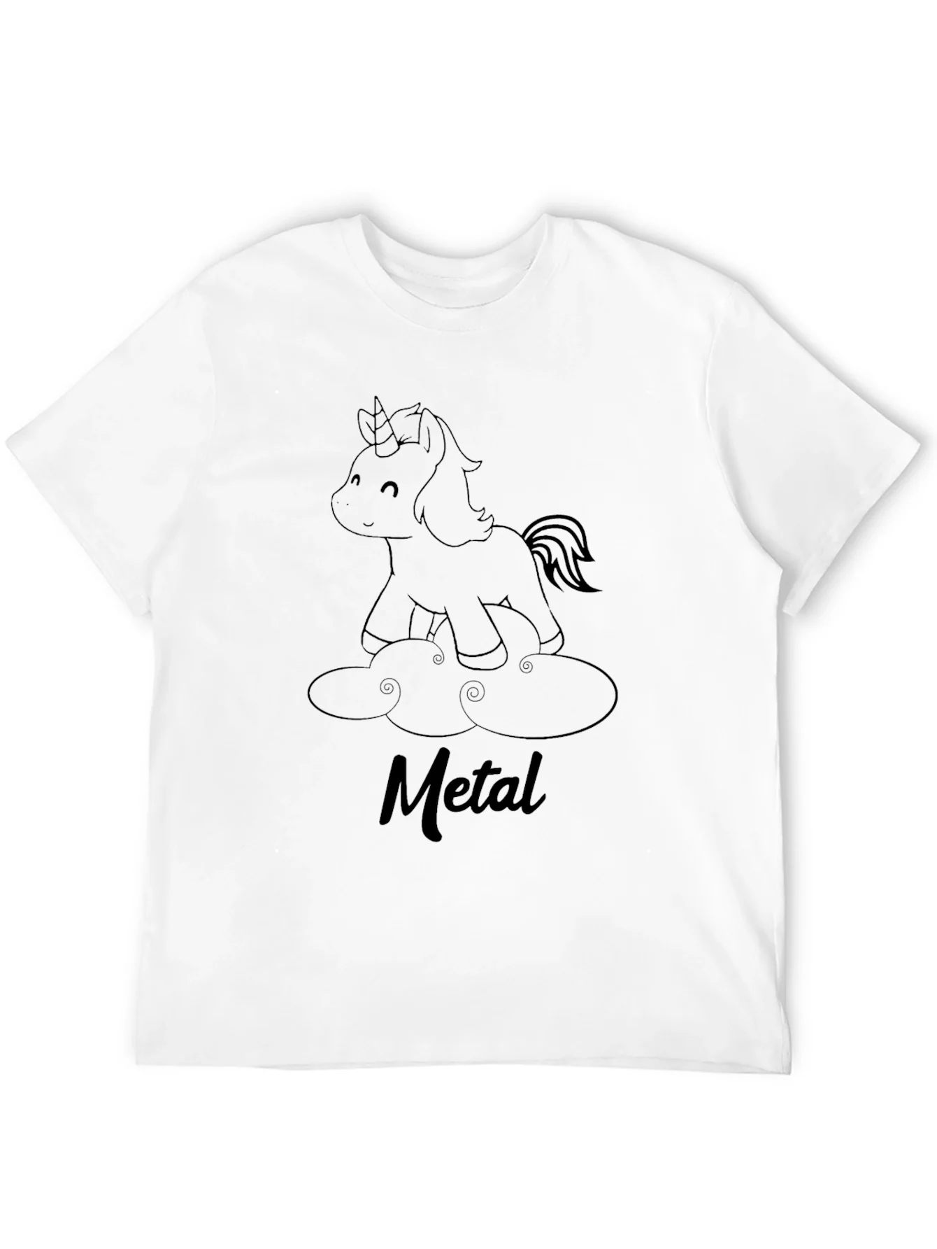Unicorn Metal Band Graphic Tee